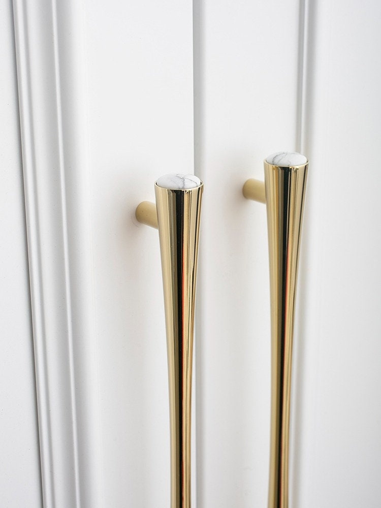 gold dresser handles Polished Brass Cabinet Door Handle | Gold Drawer Pulls