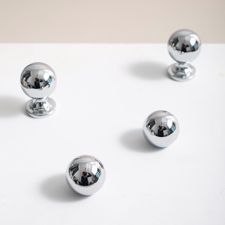 Polished Brass & Chrome Knobs | Lucinus