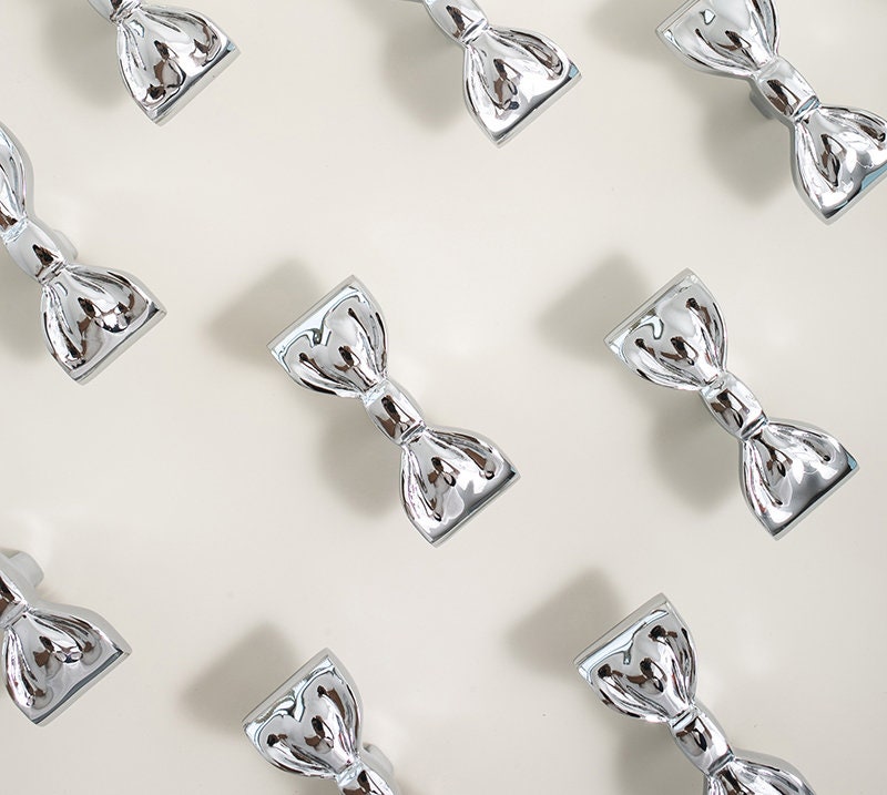 Bow Shaped Drawer Knobs | Nursery Room Decor