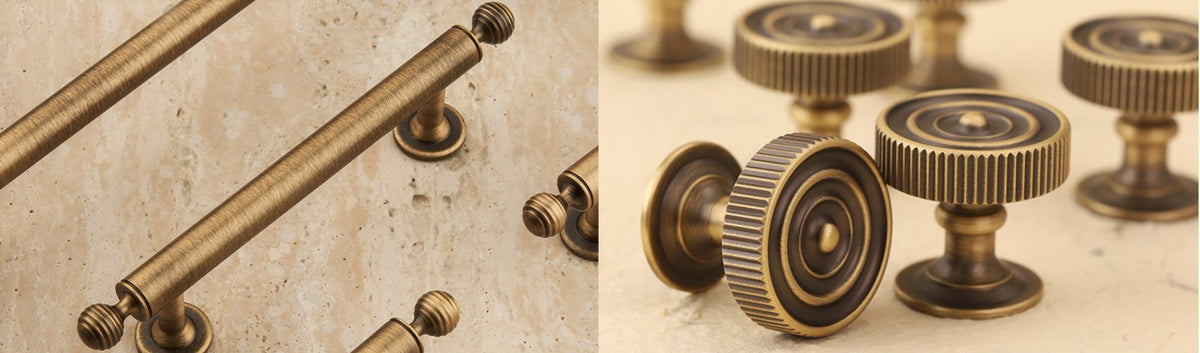 Rustic Brass Hardware Antique Brass Kitchen Hardware – The Boutique Handle Co