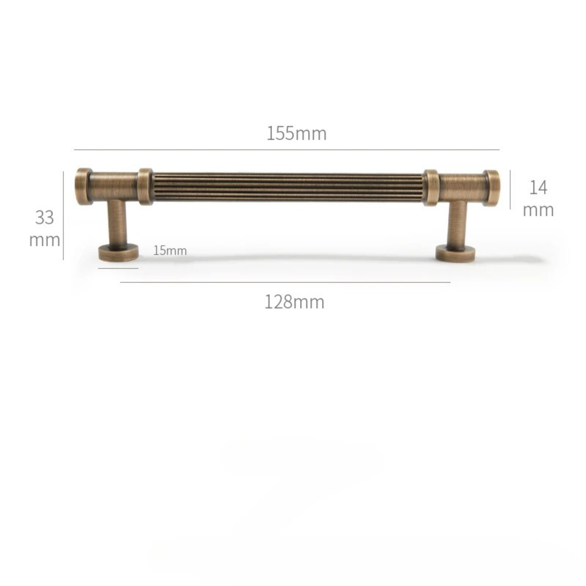 Lined Bronze Cabinet Pulls | Aenea