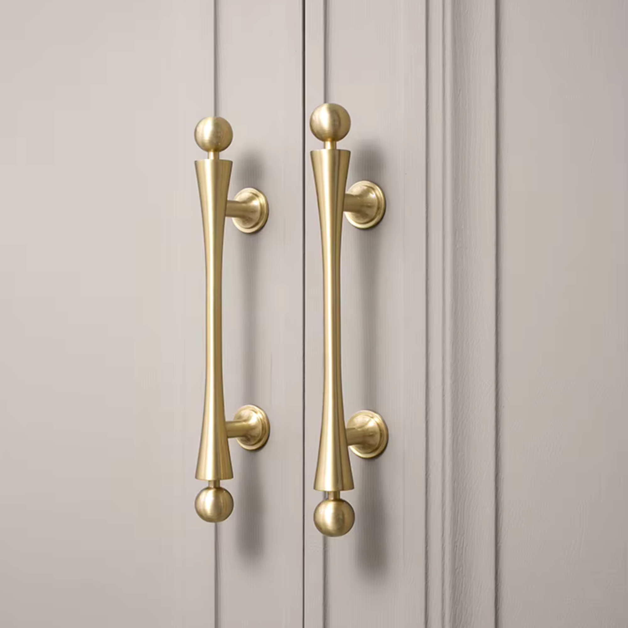 Scroll Inspired Brass Cabinet Pull | Auriola