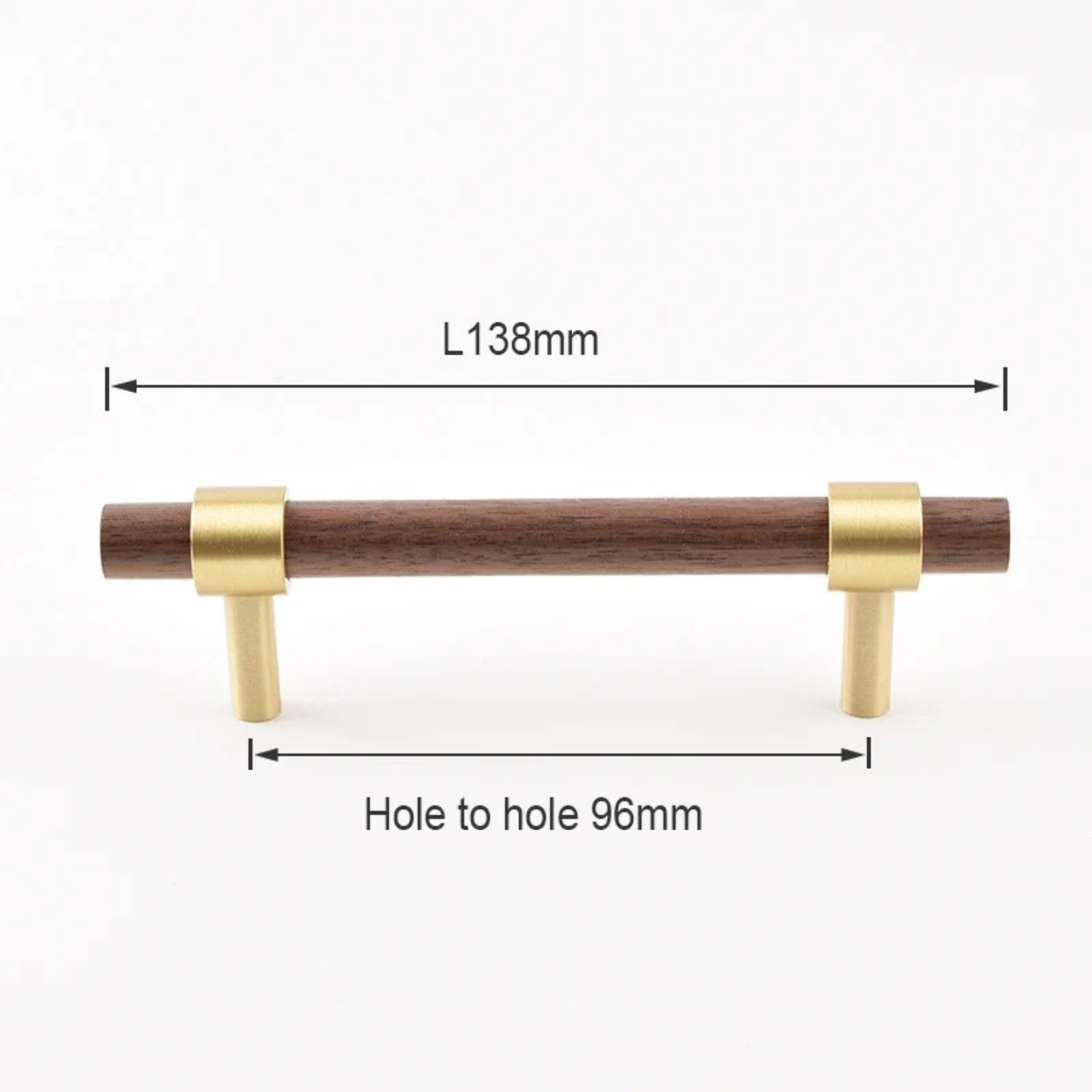 Walnut & Brass Handles | Natura