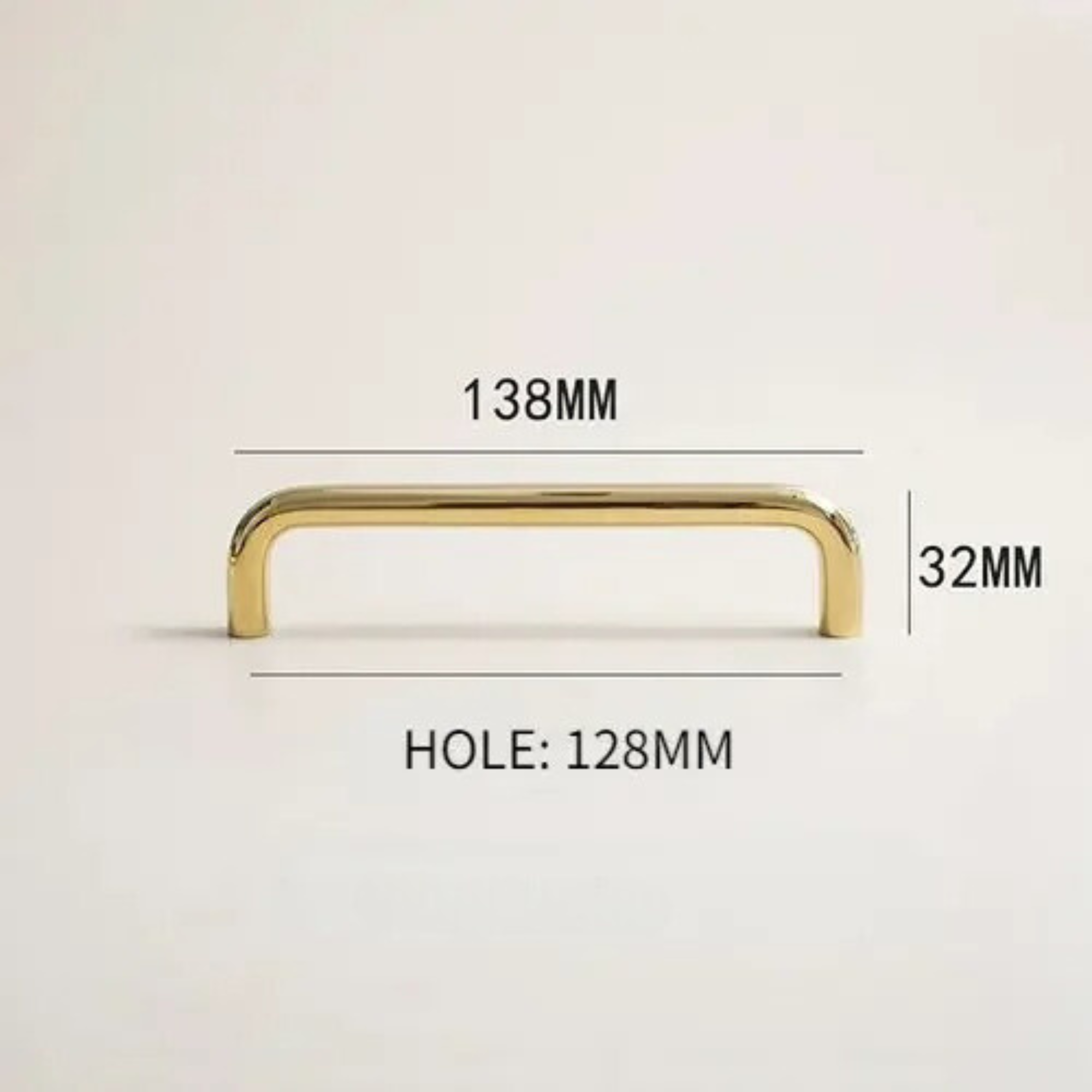 Minimalist Polished Brass Handles | Caelum