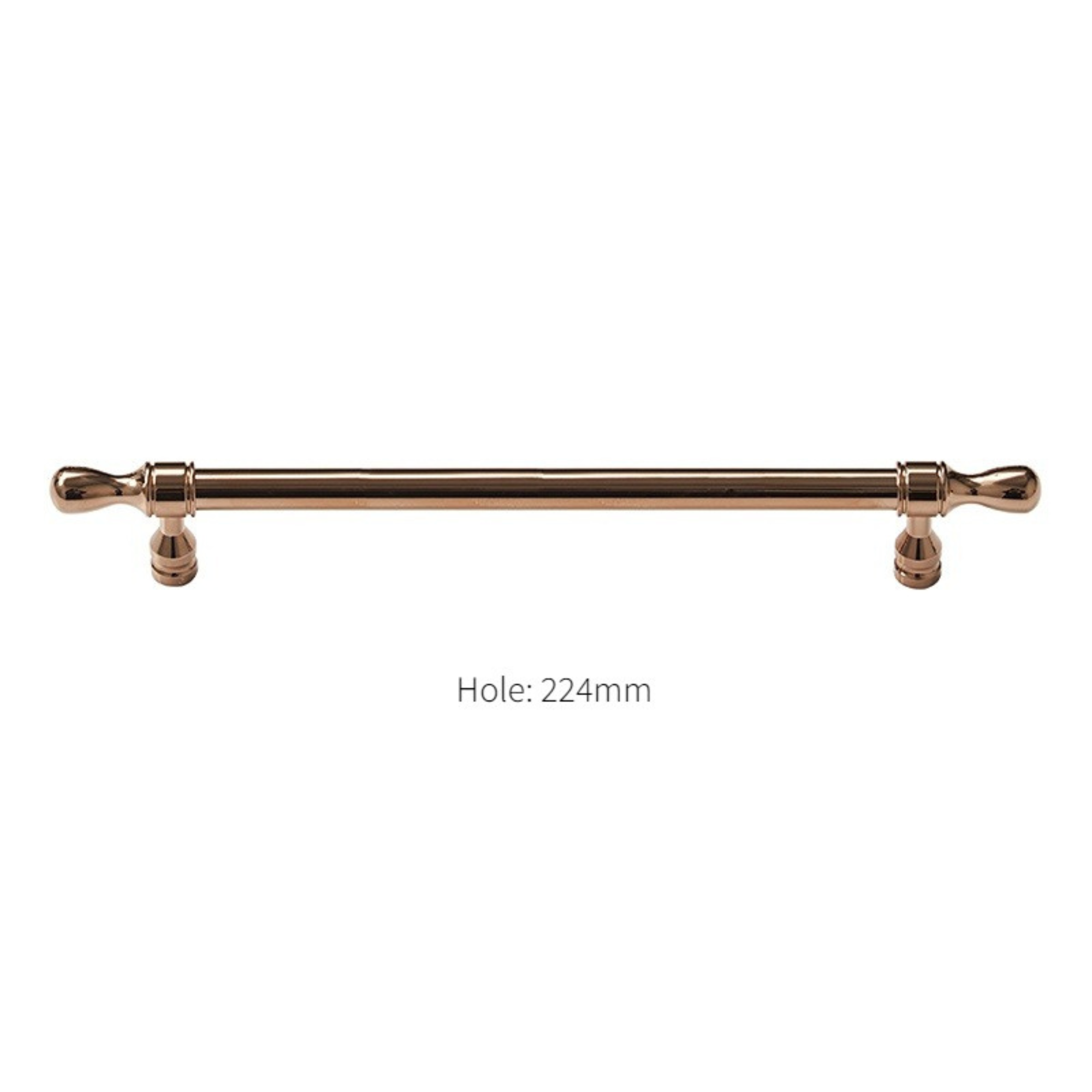 Polished Rose Gold Cabinet Pulls | Roseus