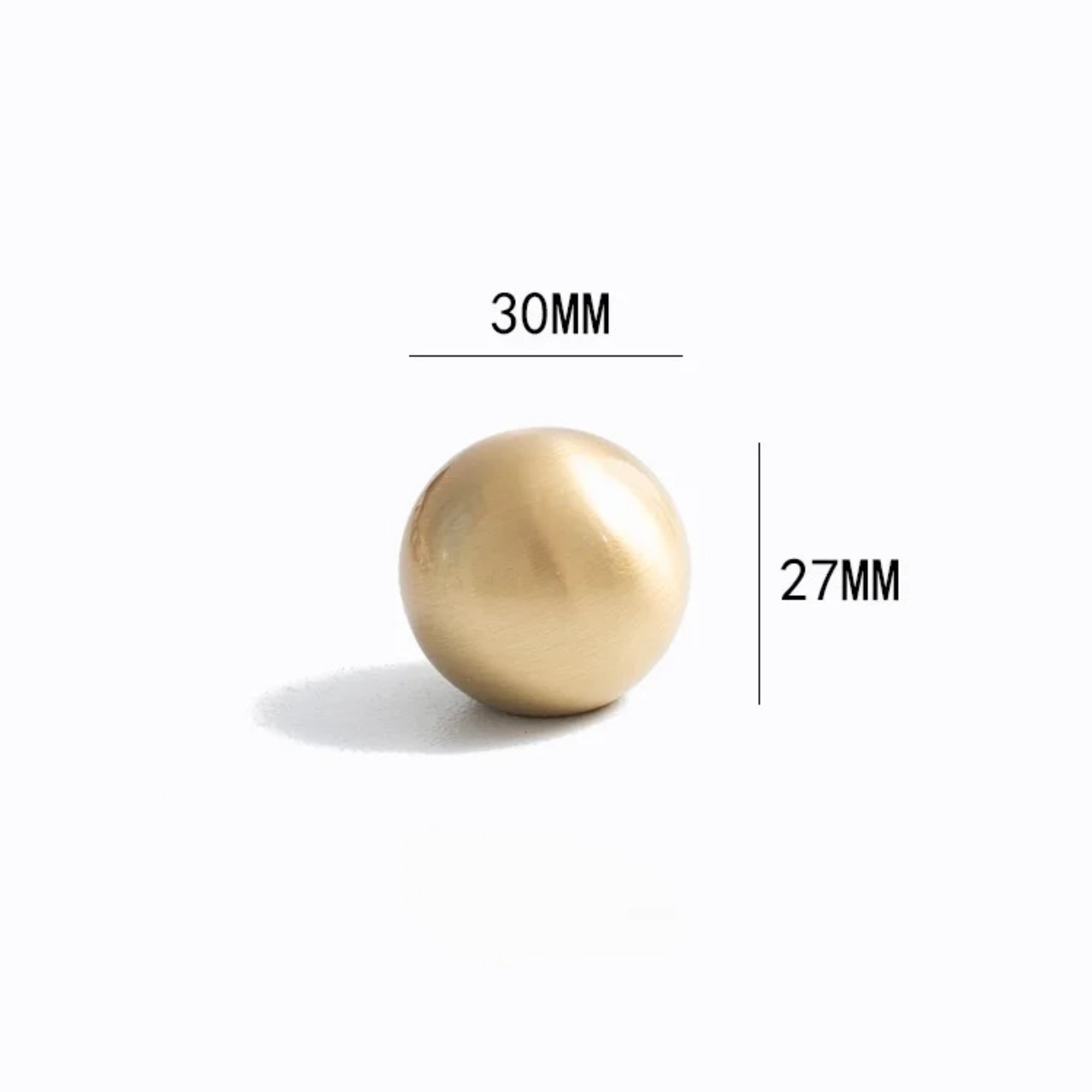 Spherical Brass Knobs | Sphaericus