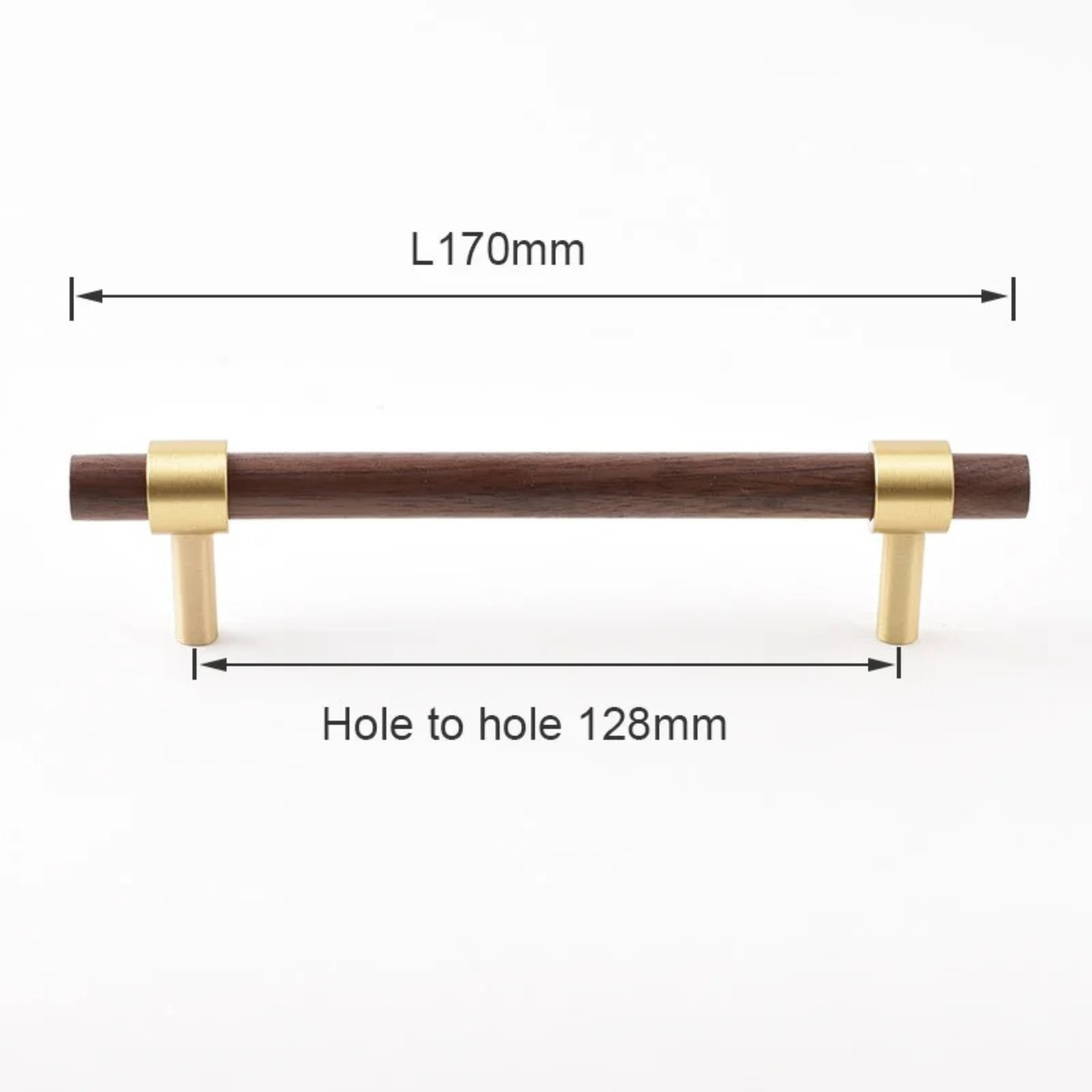 Walnut & Brass Handles | Natura