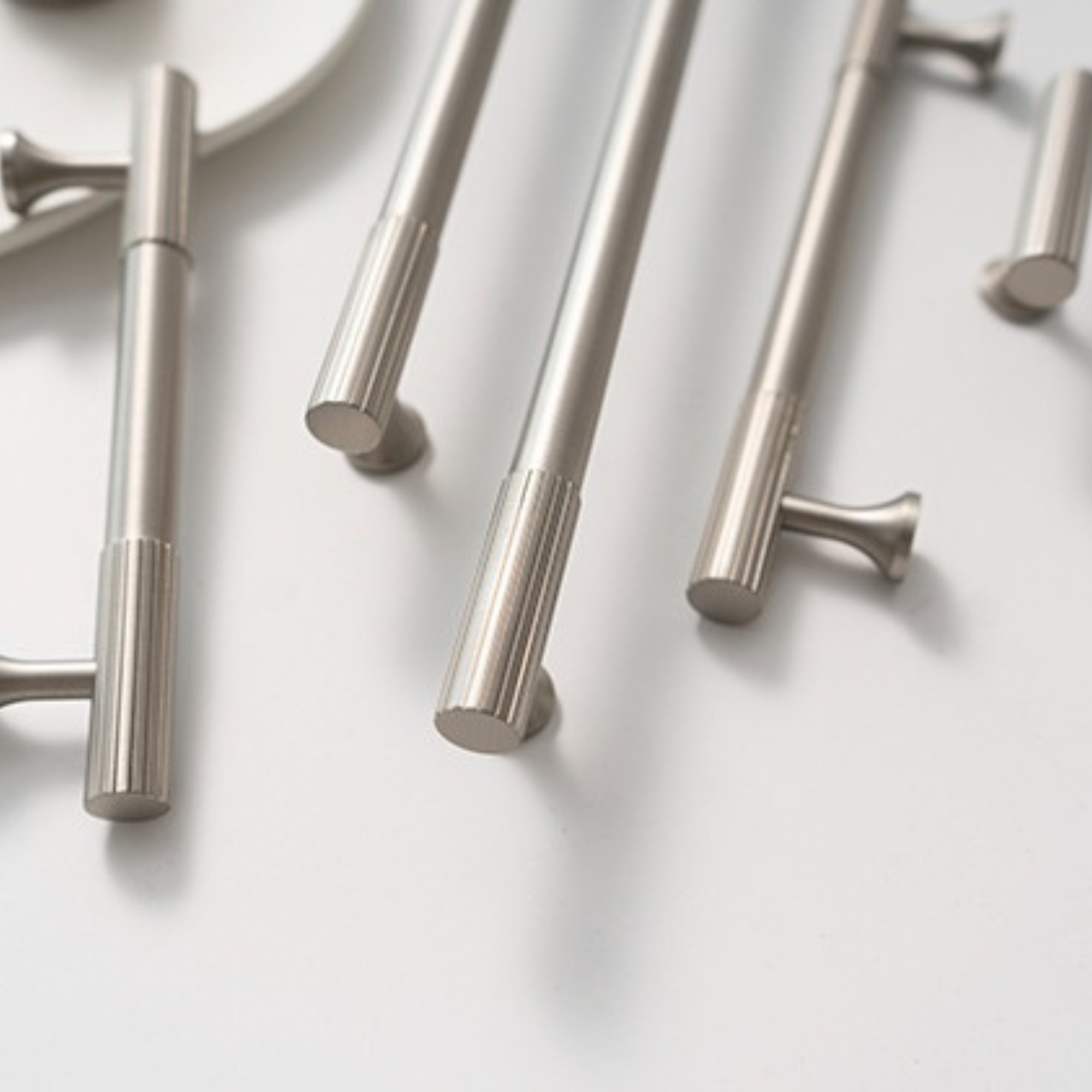 Satin Nickel Handles | Aurabella