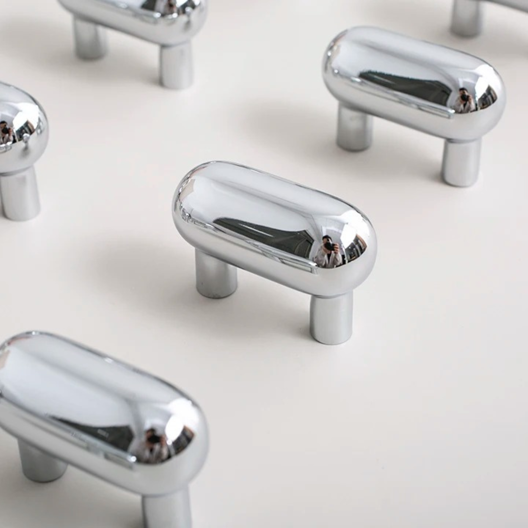 Miniature Polished Chrome Pulls | Mini