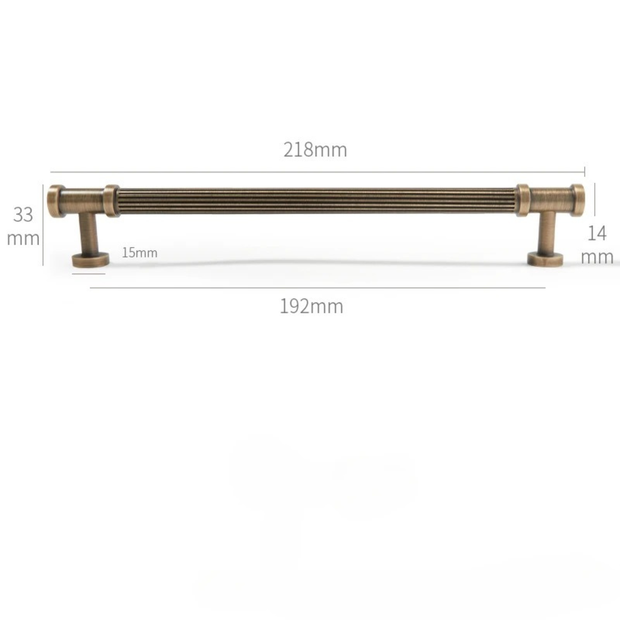 Lined Bronze Cabinet Pulls | Aenea