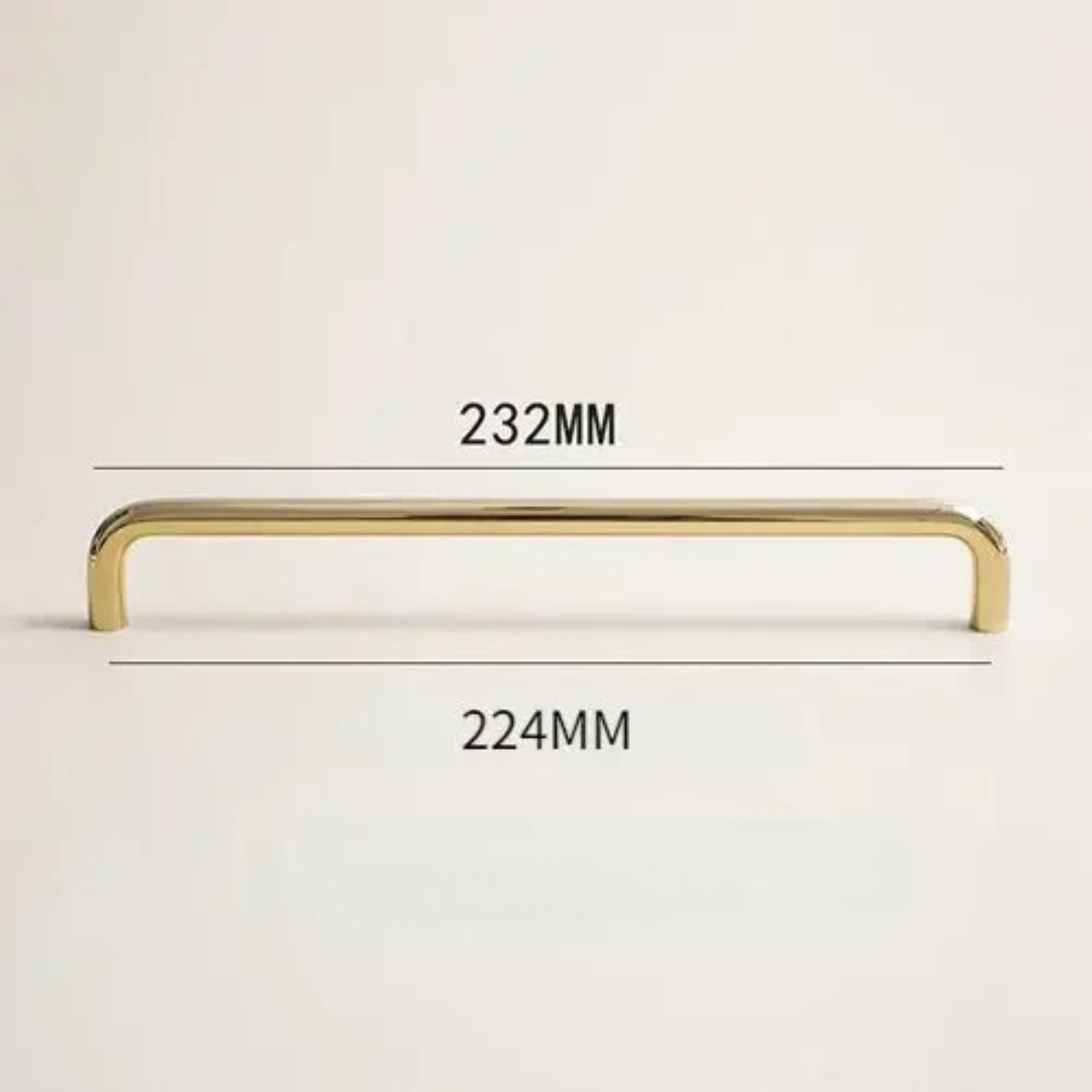 Minimalist Polished Brass Handles | Caelum