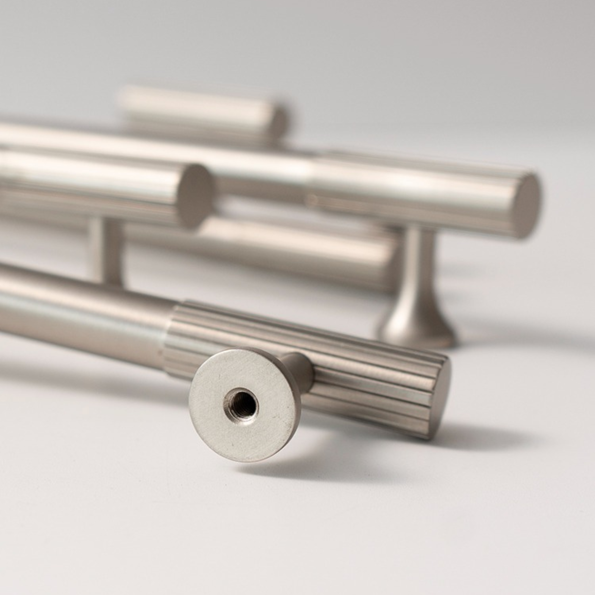 Satin Nickel Handles | Aurabella