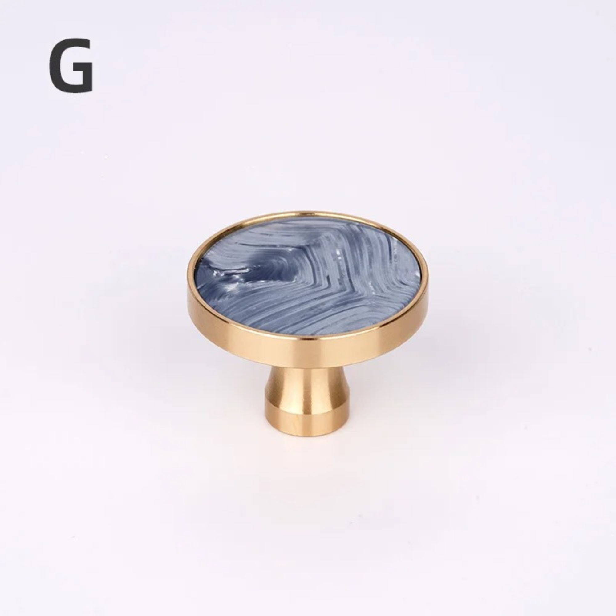 Resin & Brass Knobs | Resinae