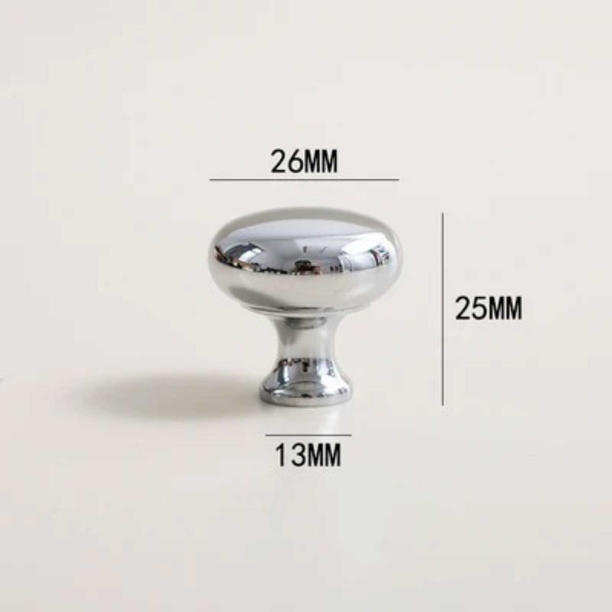 Polished Chrome Knob | Circularis