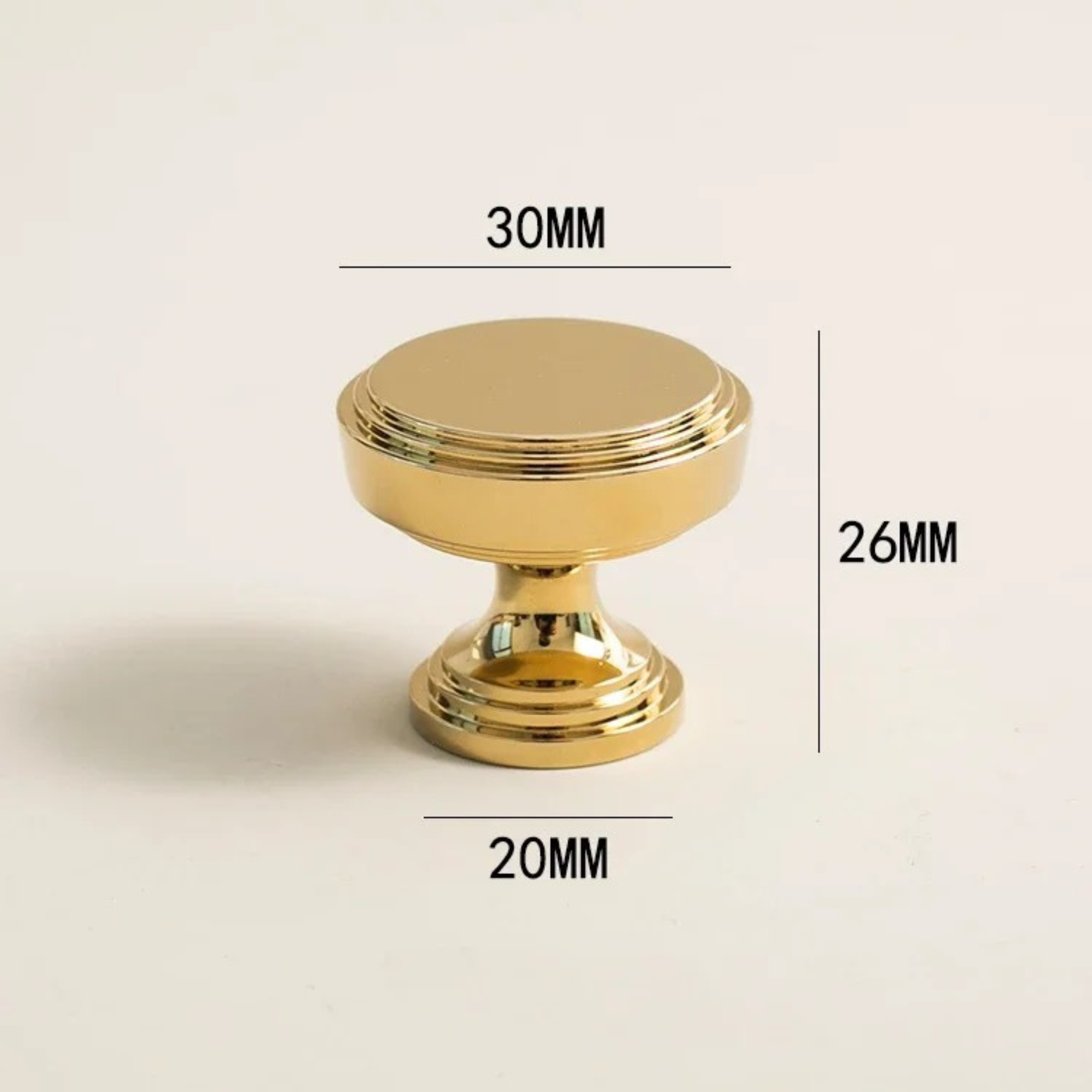 Polished Brass Cupboard Handle | Cornu