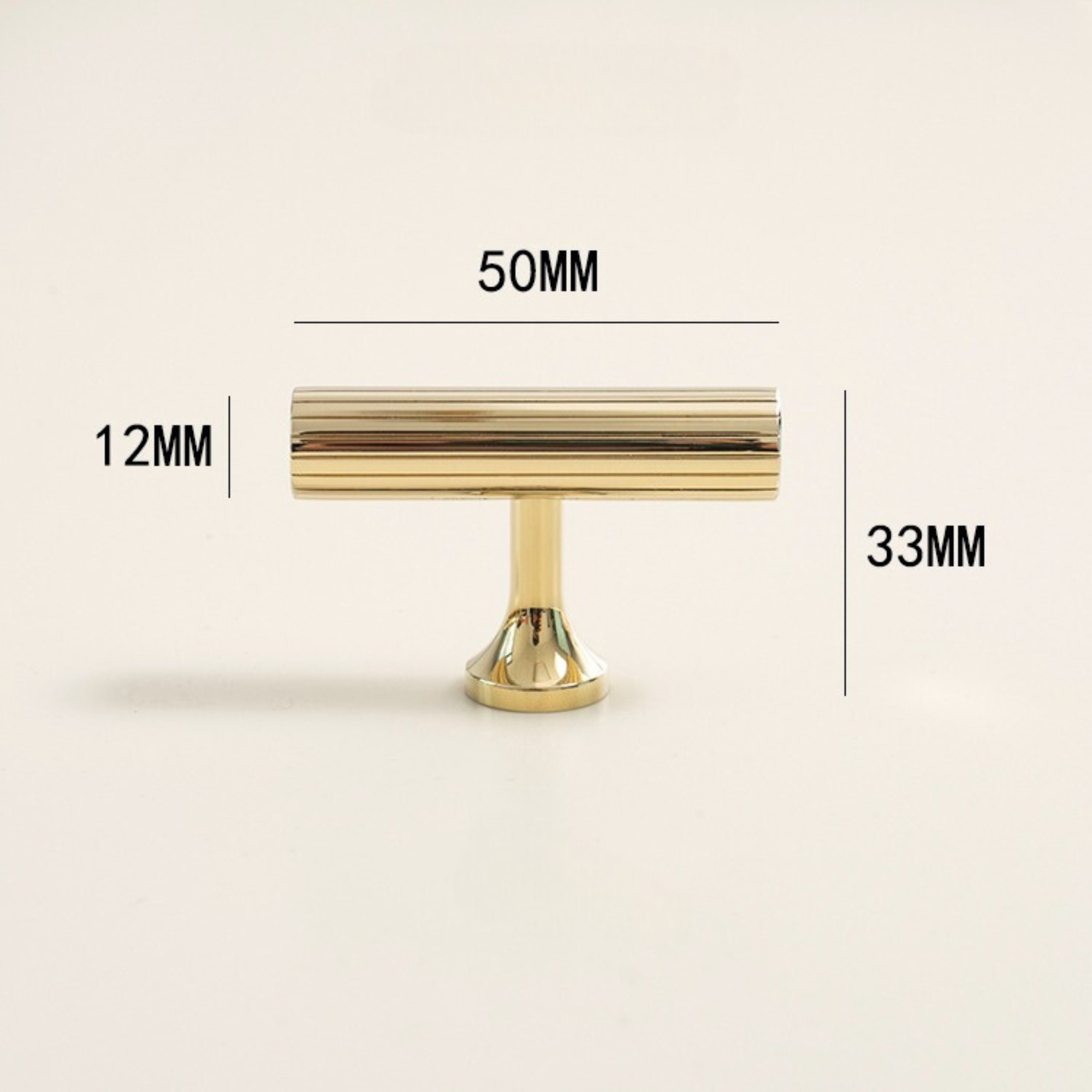 Polished Brass Pull Handles | Aurabella