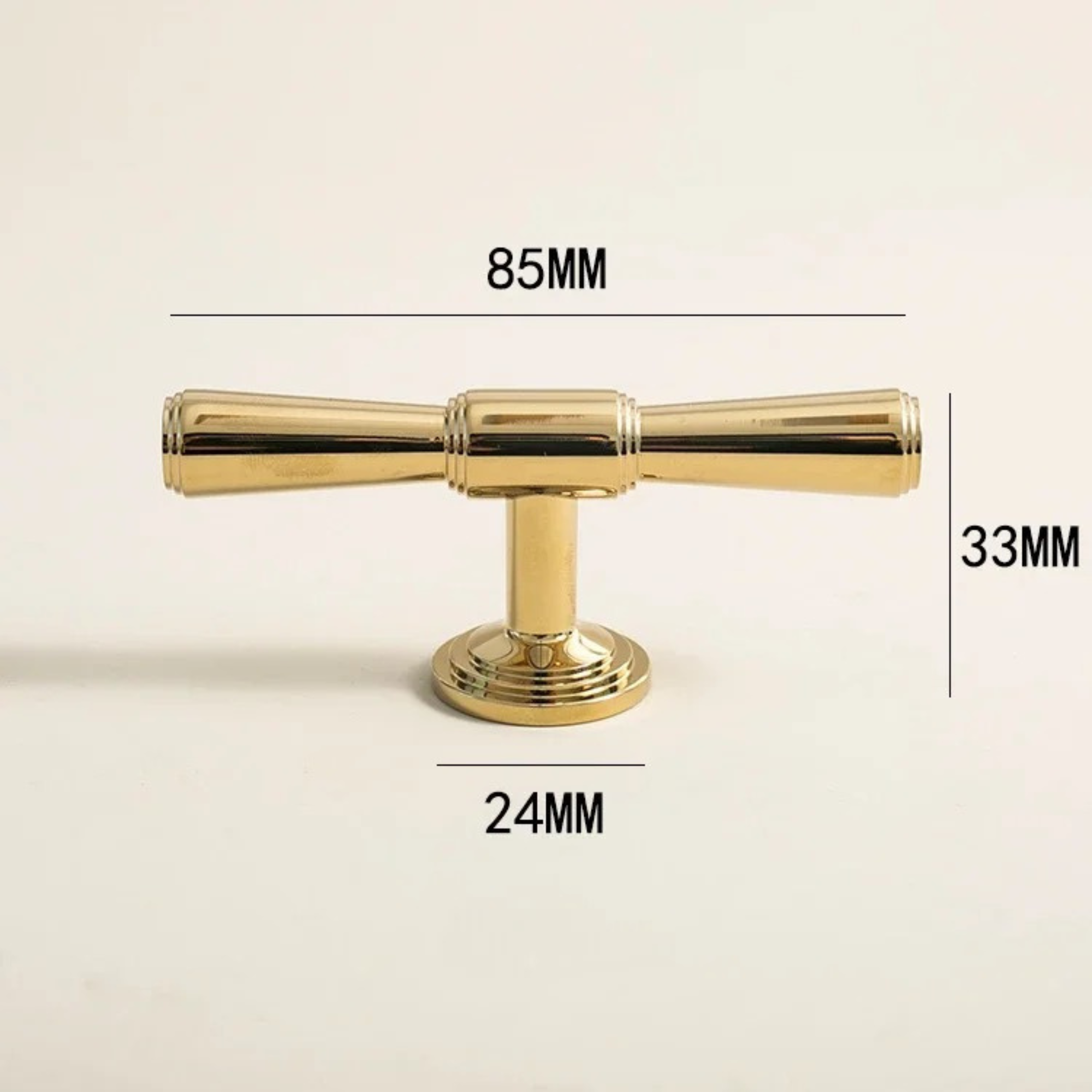 Polished Brass Cupboard Handle | Cornu