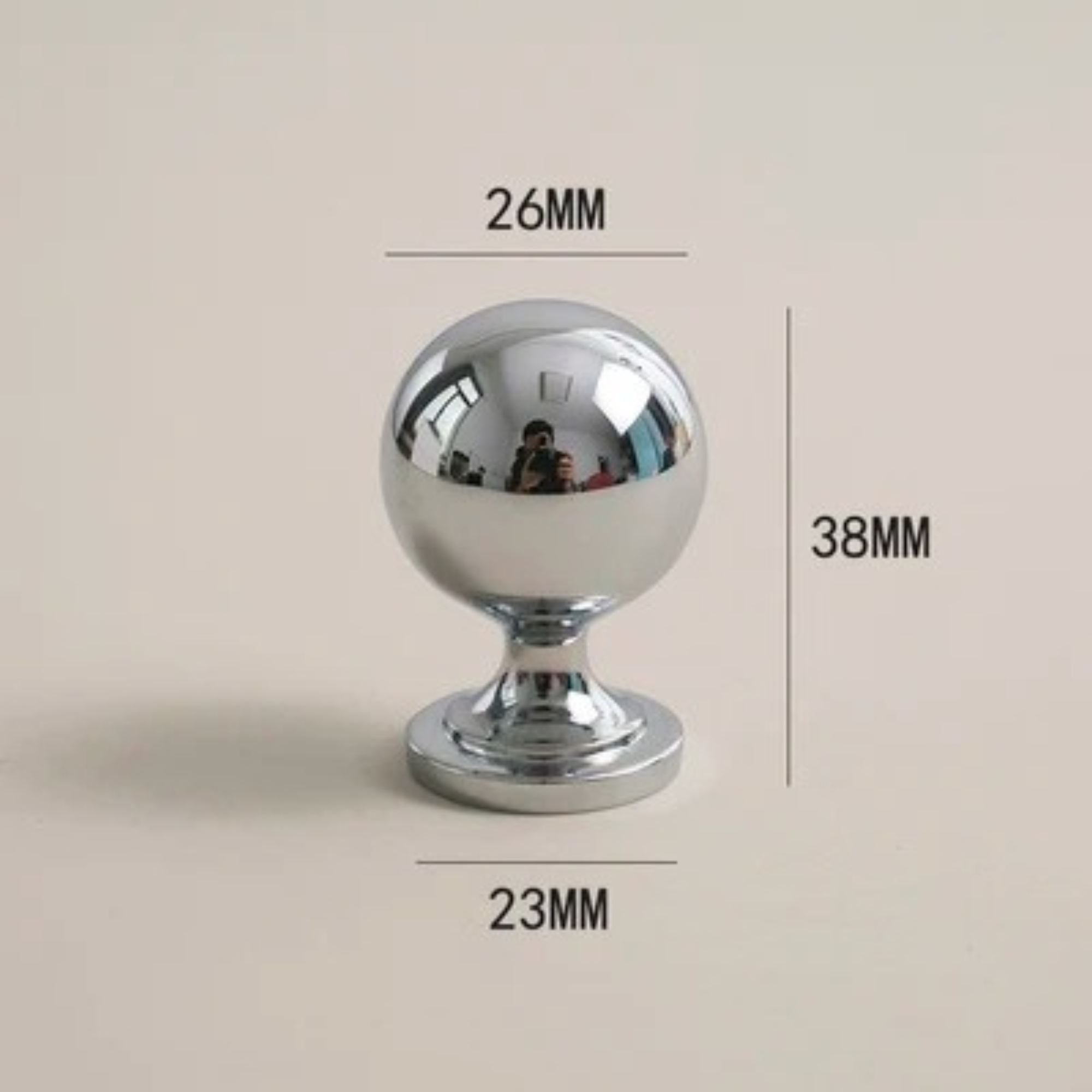 Polished Brass & Chrome Knobs | Lucinus