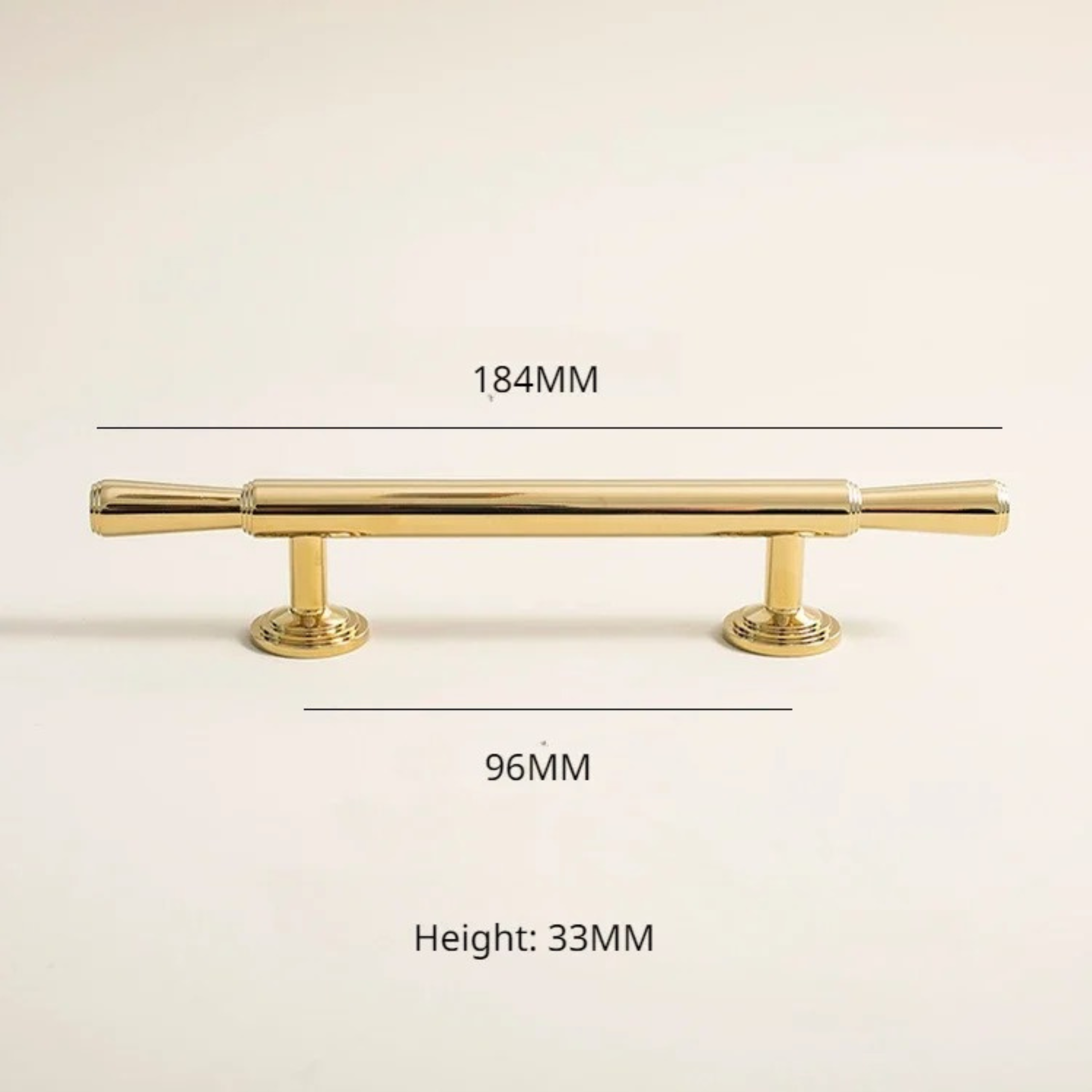 Polished Brass Cupboard Handle | Cornu