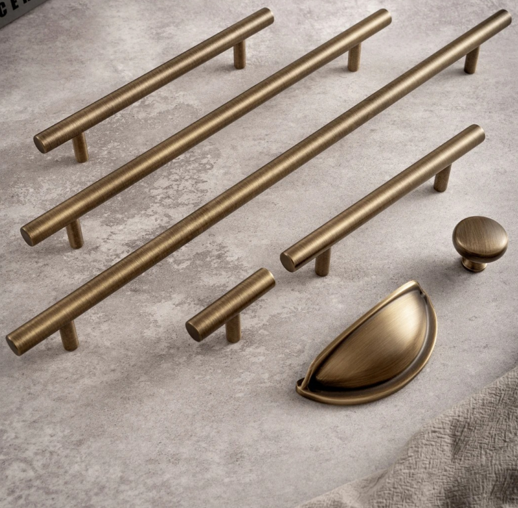 Classic Antique Brass Pulls | Virga