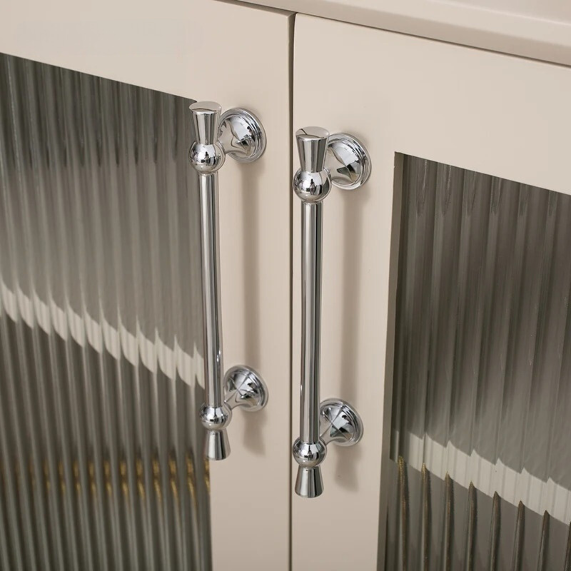 Polished Chrome Bow Handles | Aurora