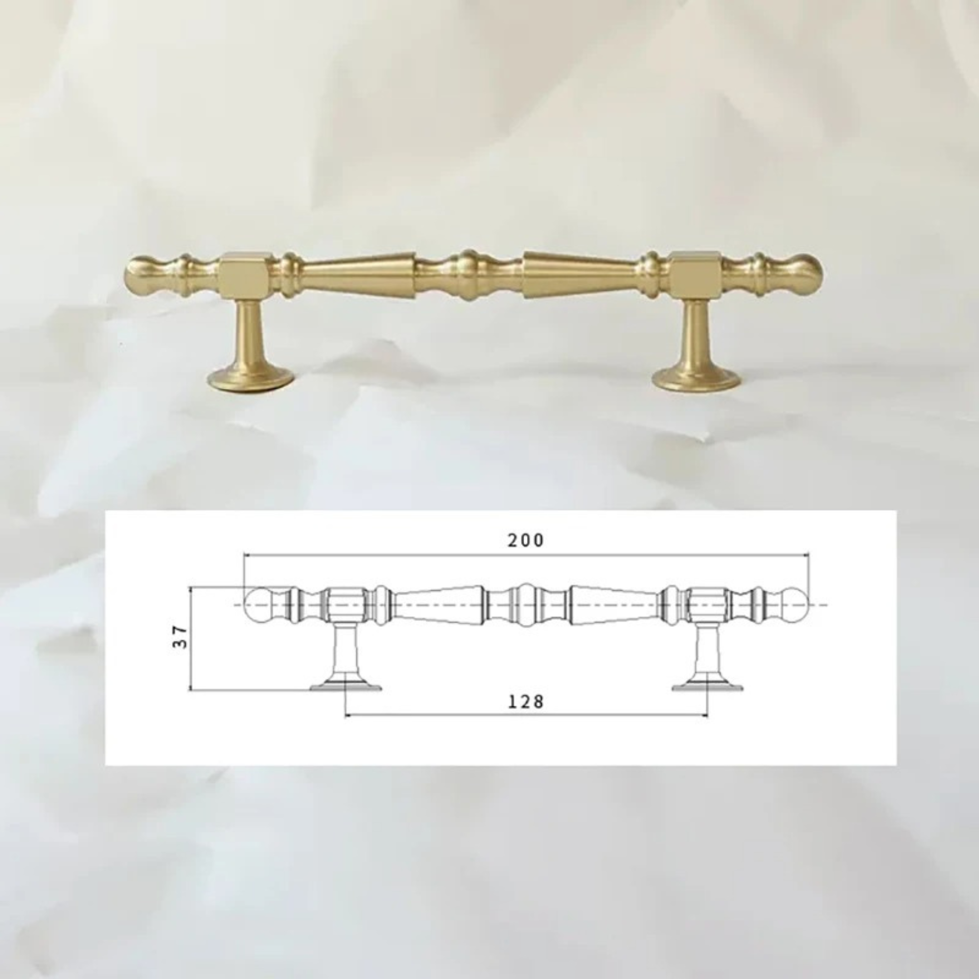 Turret Inspired Brass Handles | Turris