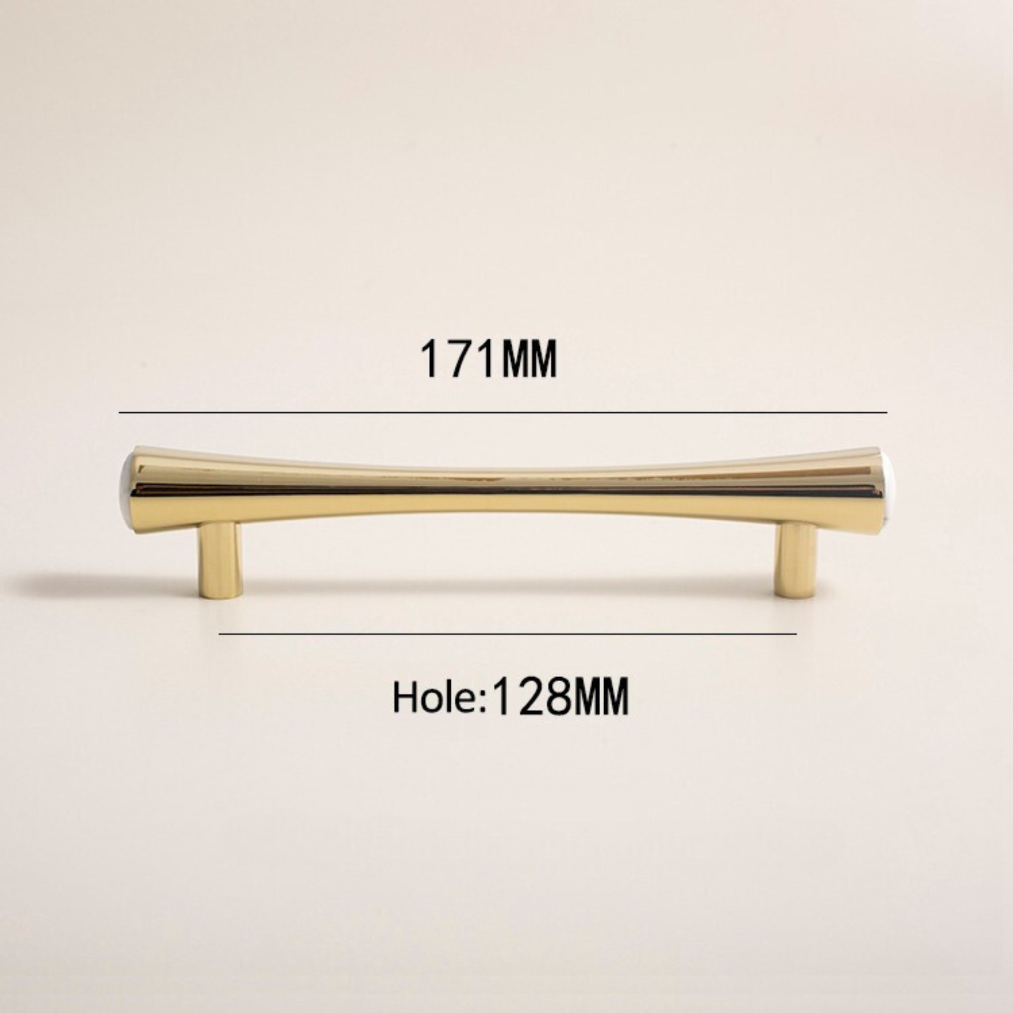 Brass and Stone Cabinet Door Handle | Aurum Lapis