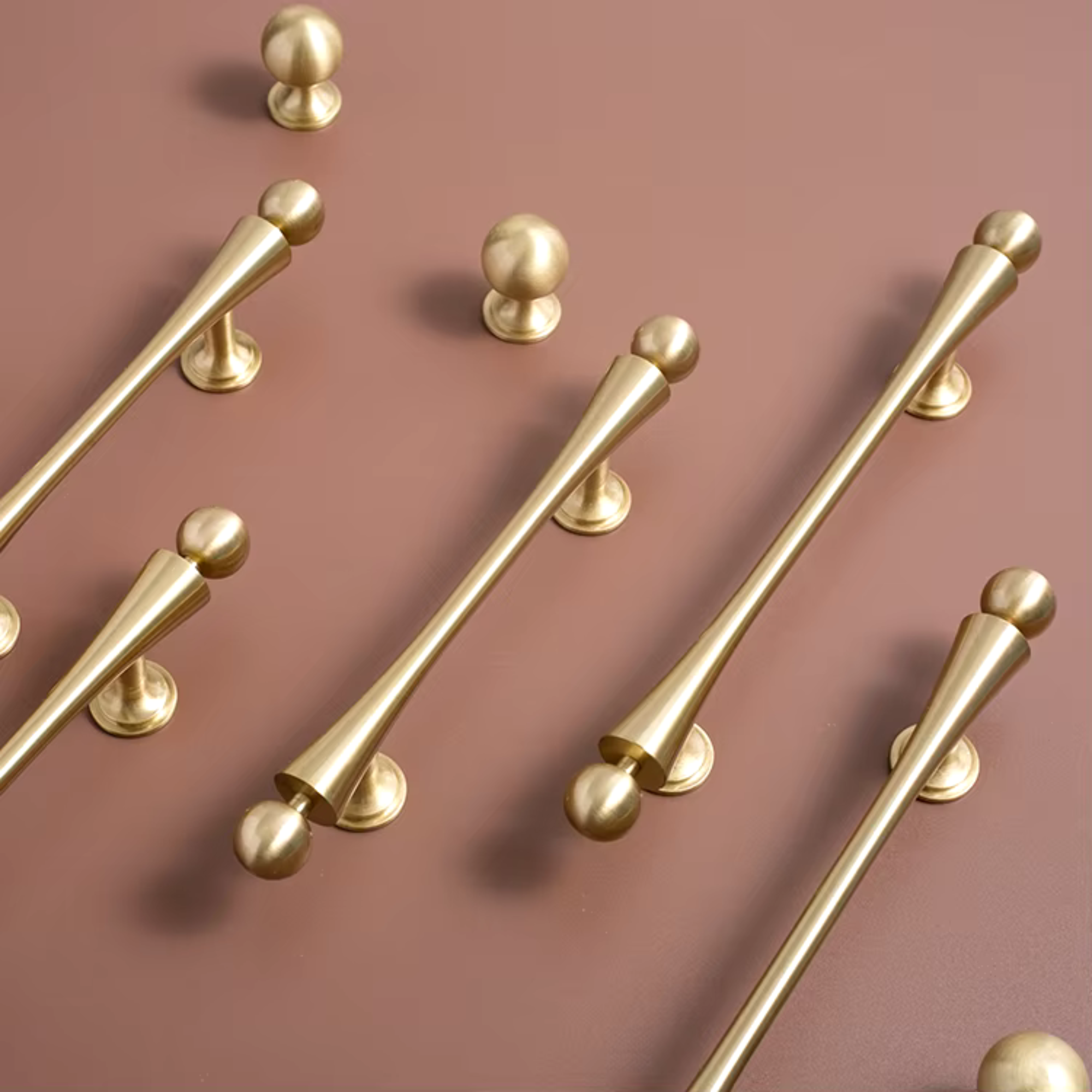 Scroll Inspired Brass Cabinet Pull | Auriola