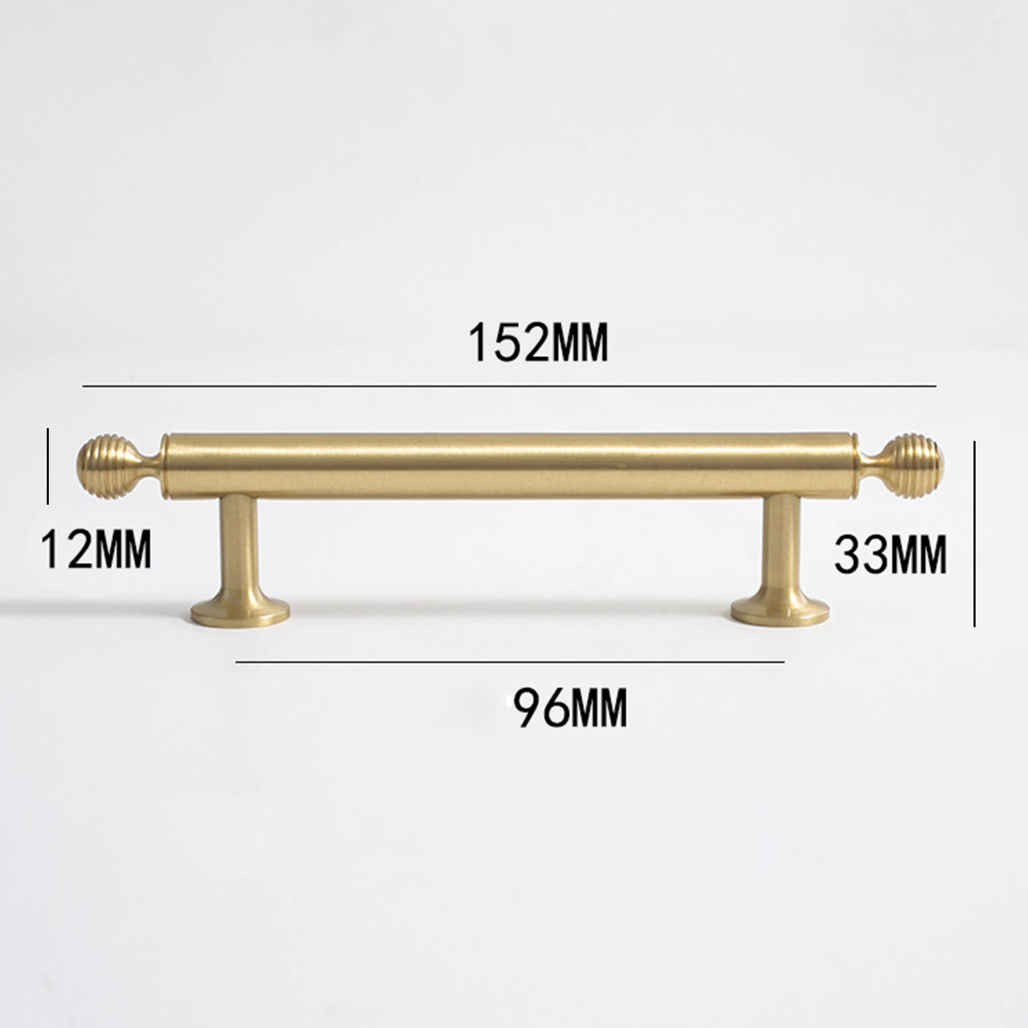 Brushed Brass Cabinet Pulls | Beehive | Aurea Caelum