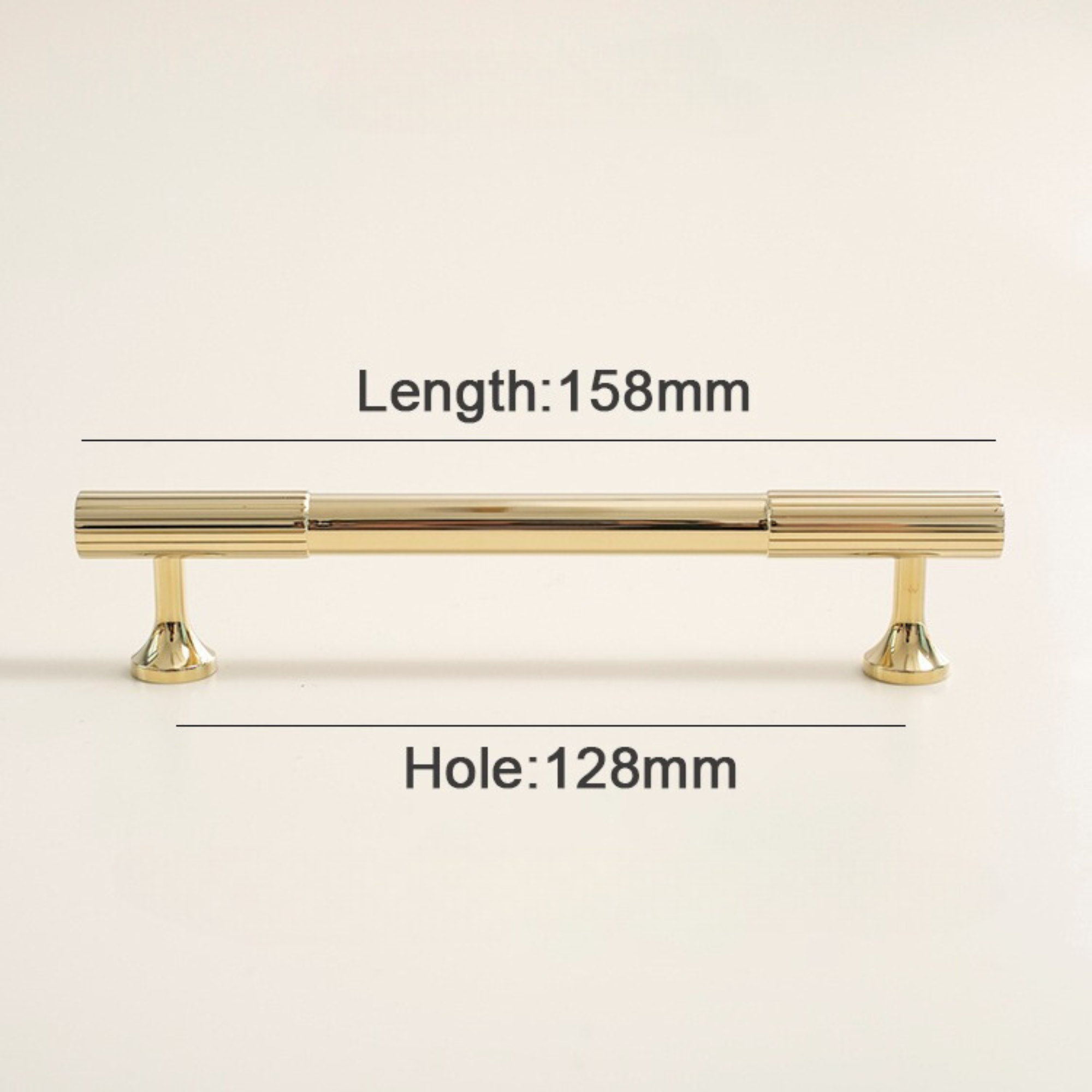 Polished Brass Pull Handles | Aurabella