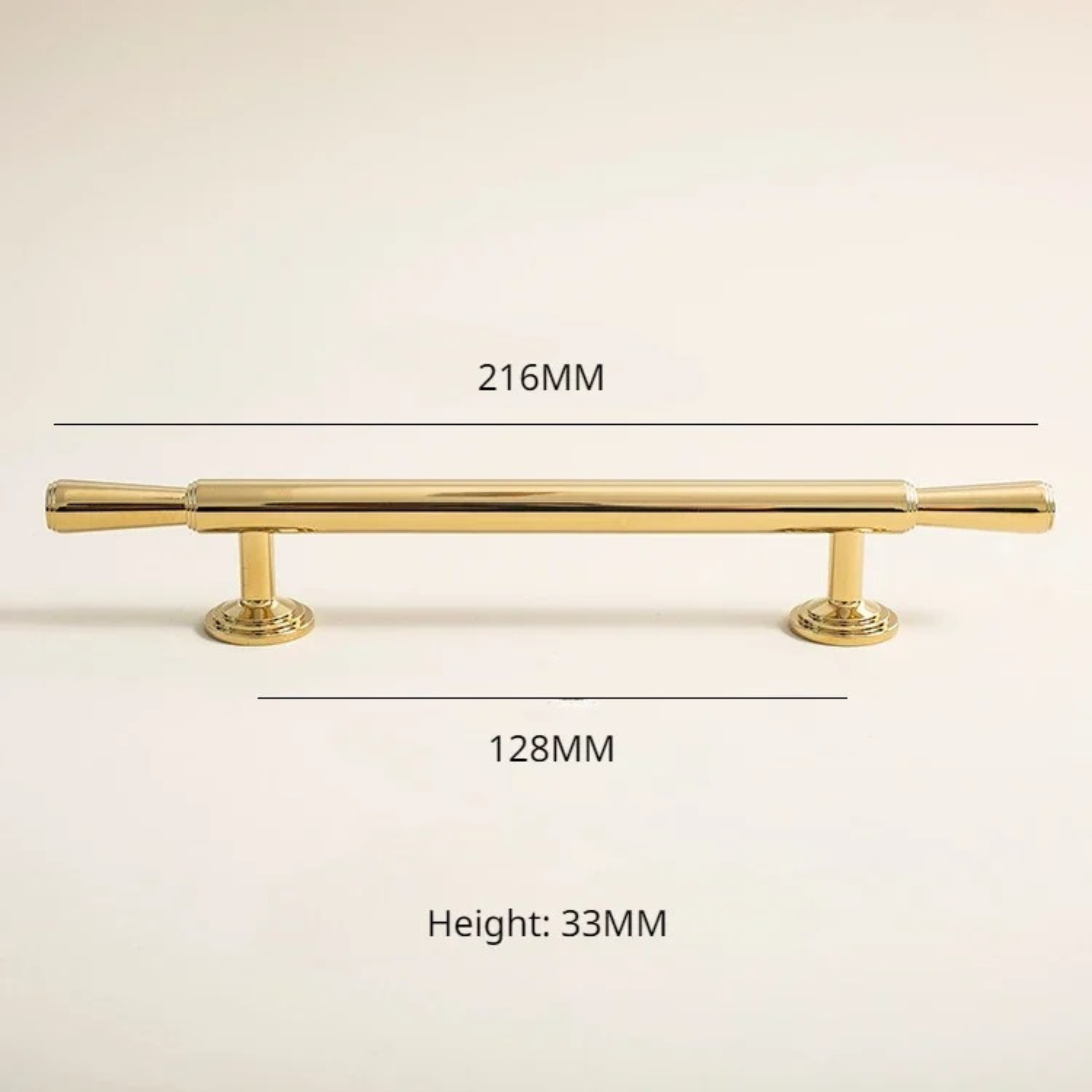 Polished Brass Cupboard Handle | Cornu