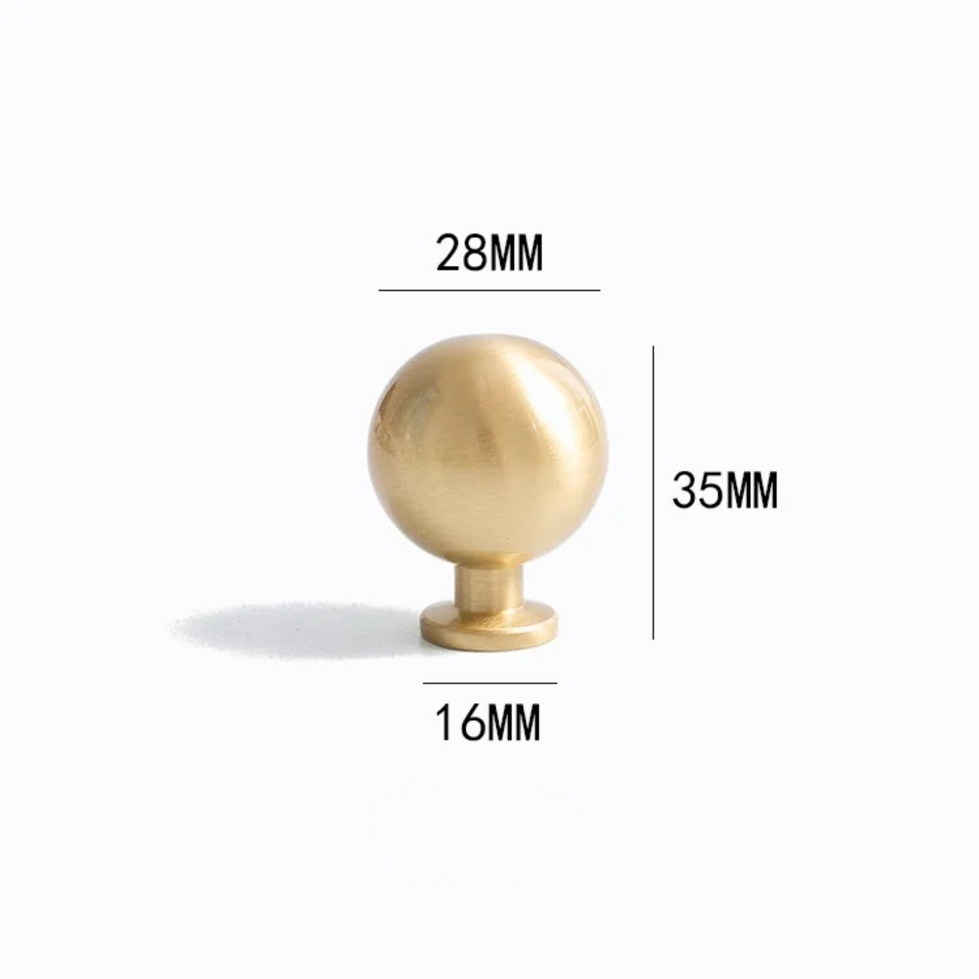 Classic Brass Cabinet Knobs | Atticus