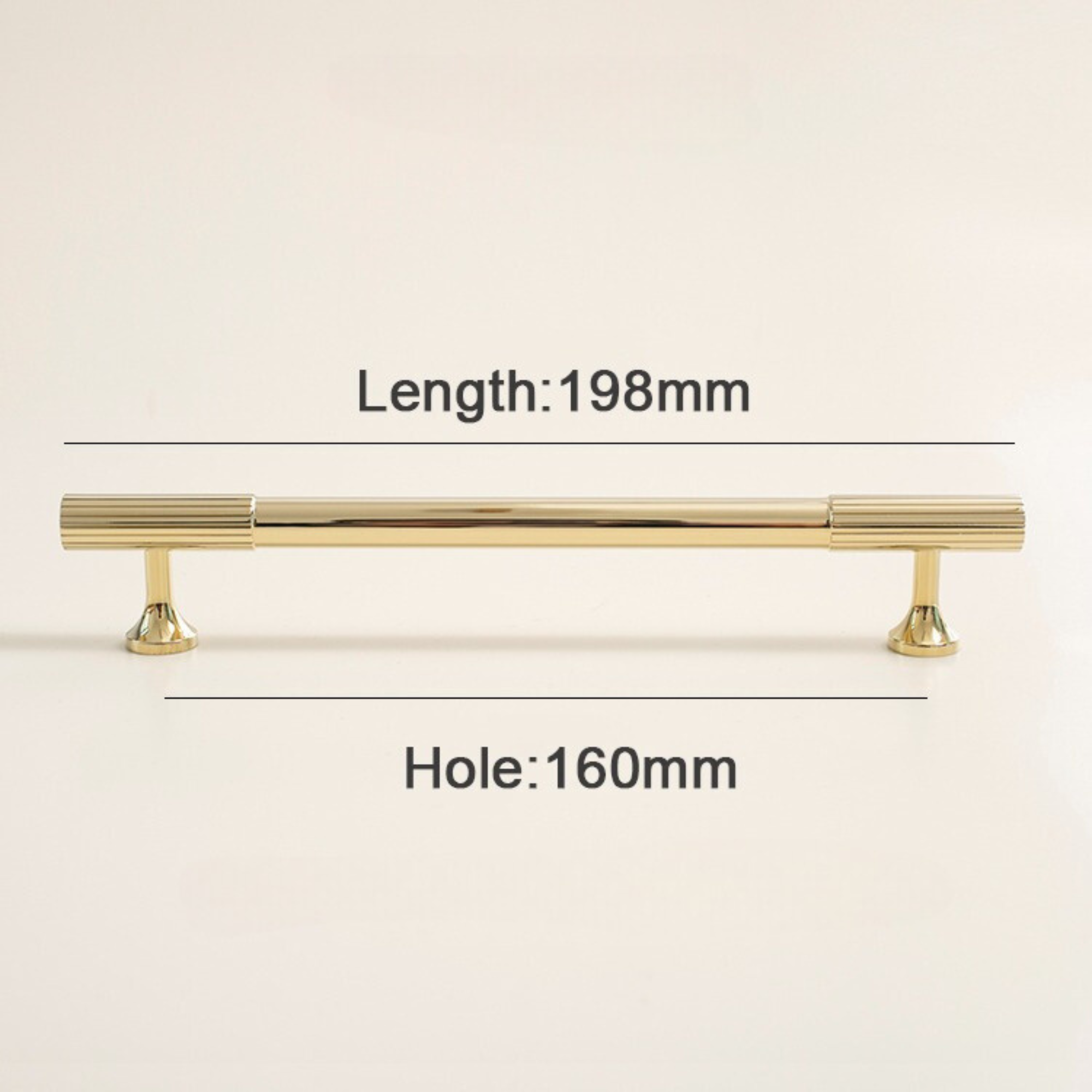 Polished Brass Pull Handles | Aurabella