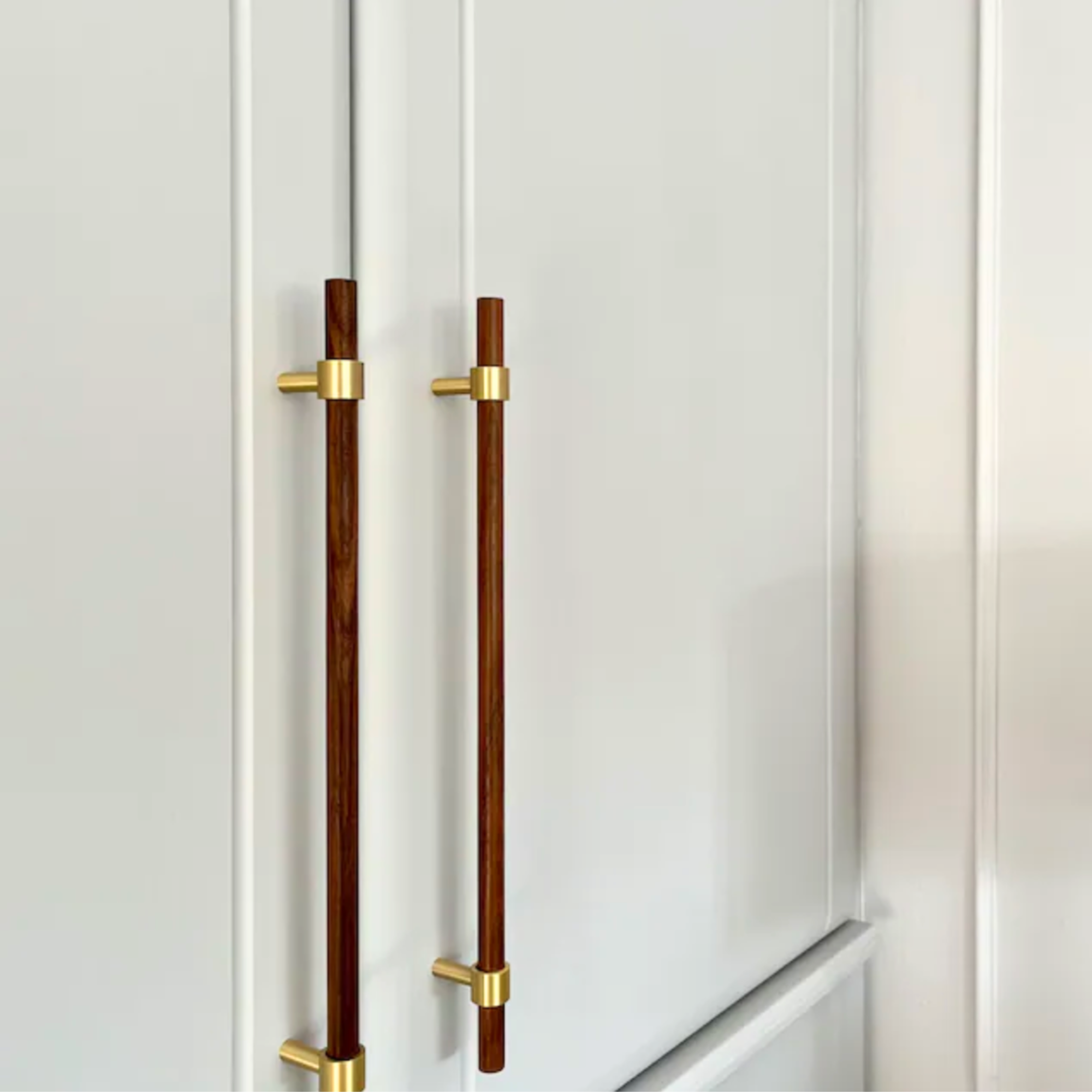 Walnut & Brass Handles | Natura