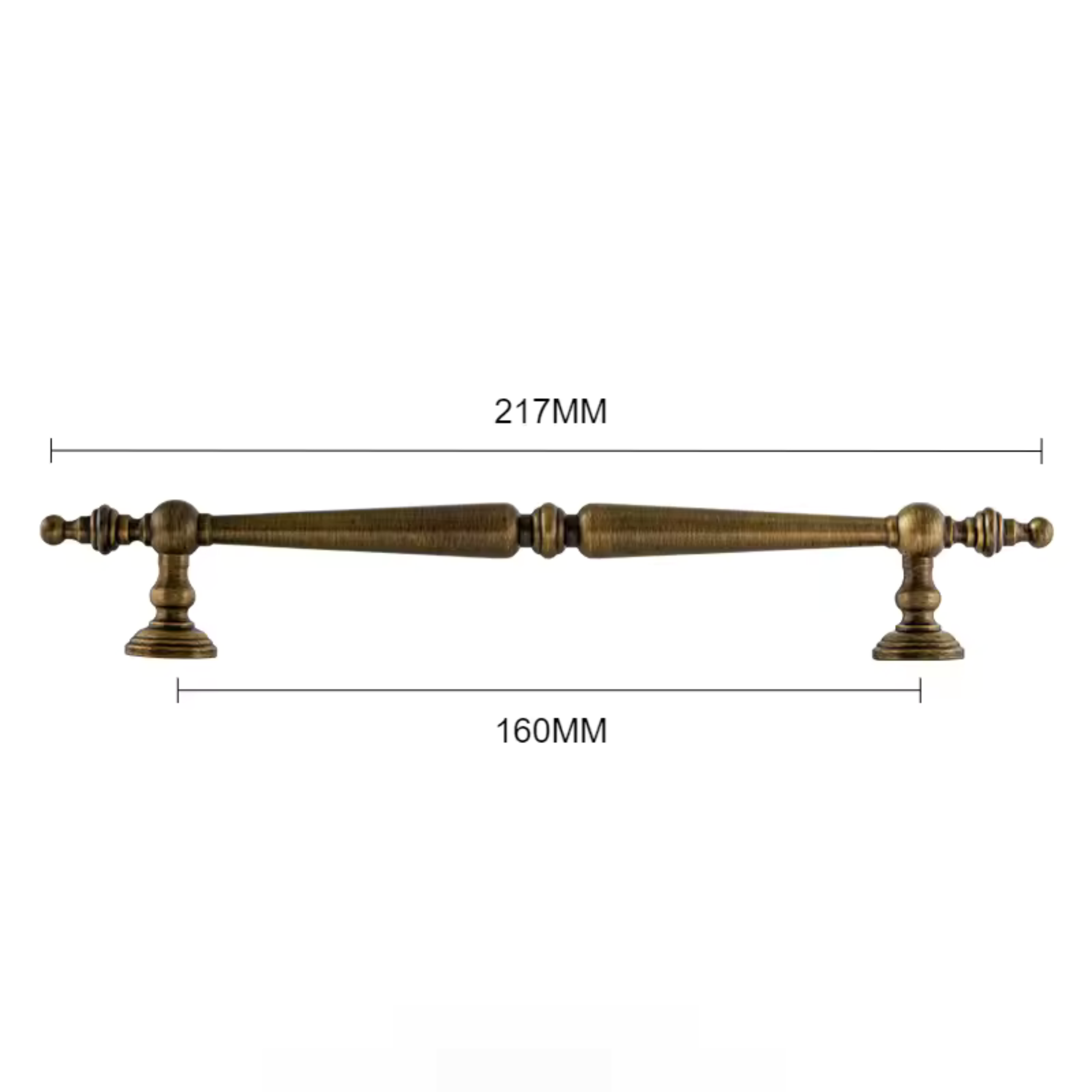 Antique Brushed Brass Handles | Serenum