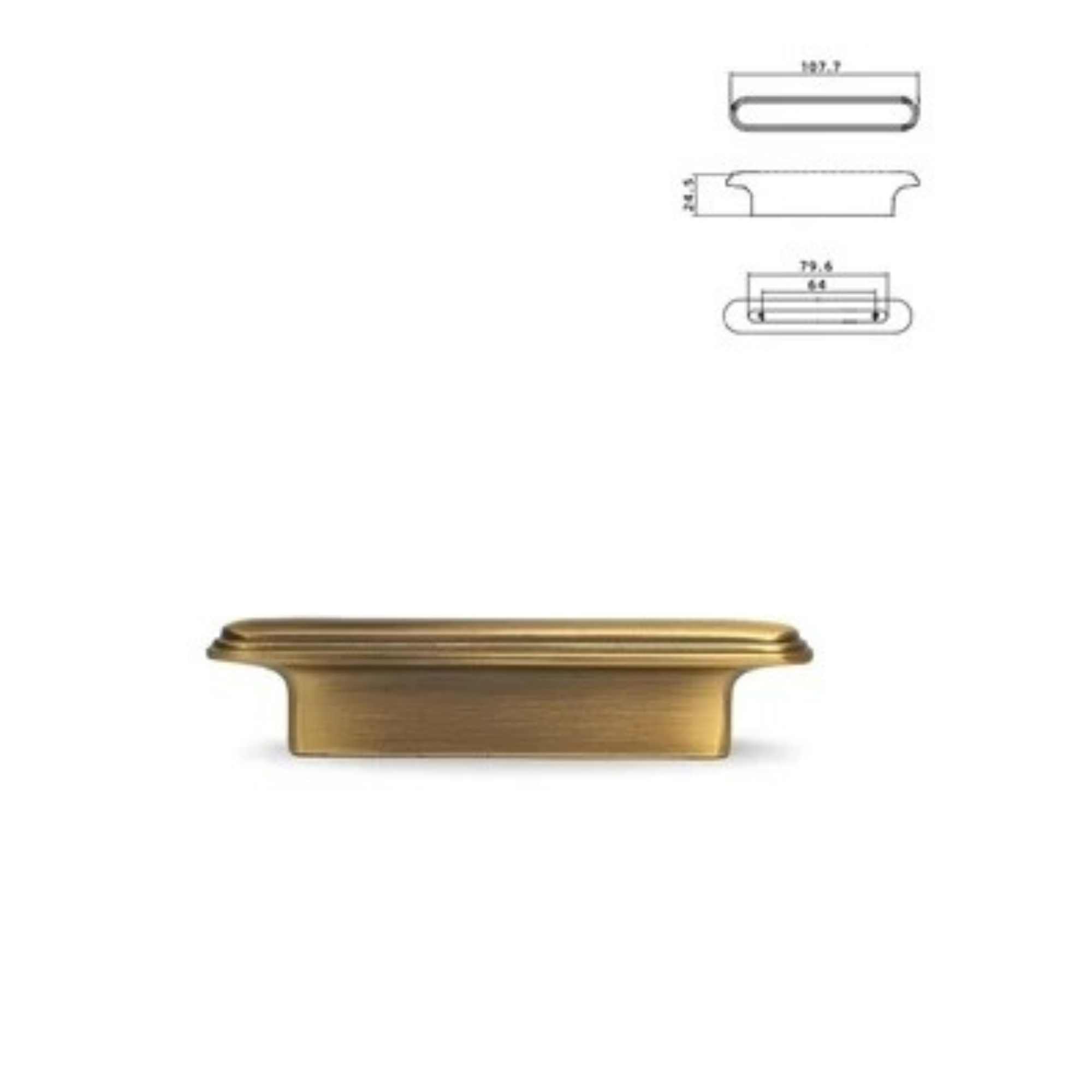 Antique Brass Cabinet Hardware | Apricitas