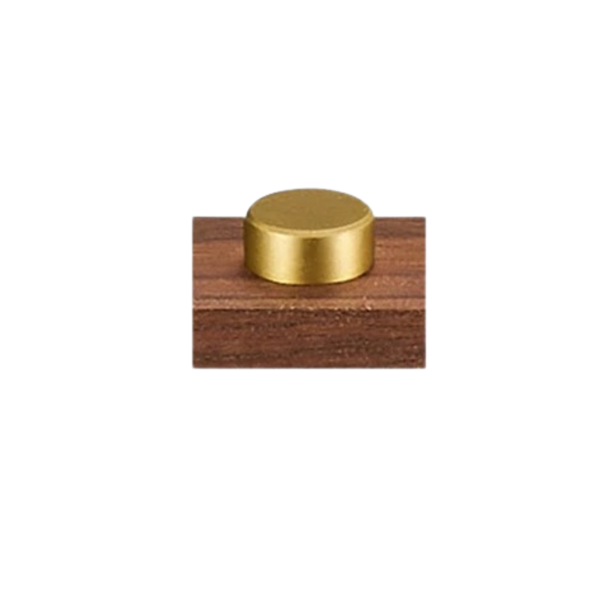 Walnut and Brass Cabinet Pulls | Arbor