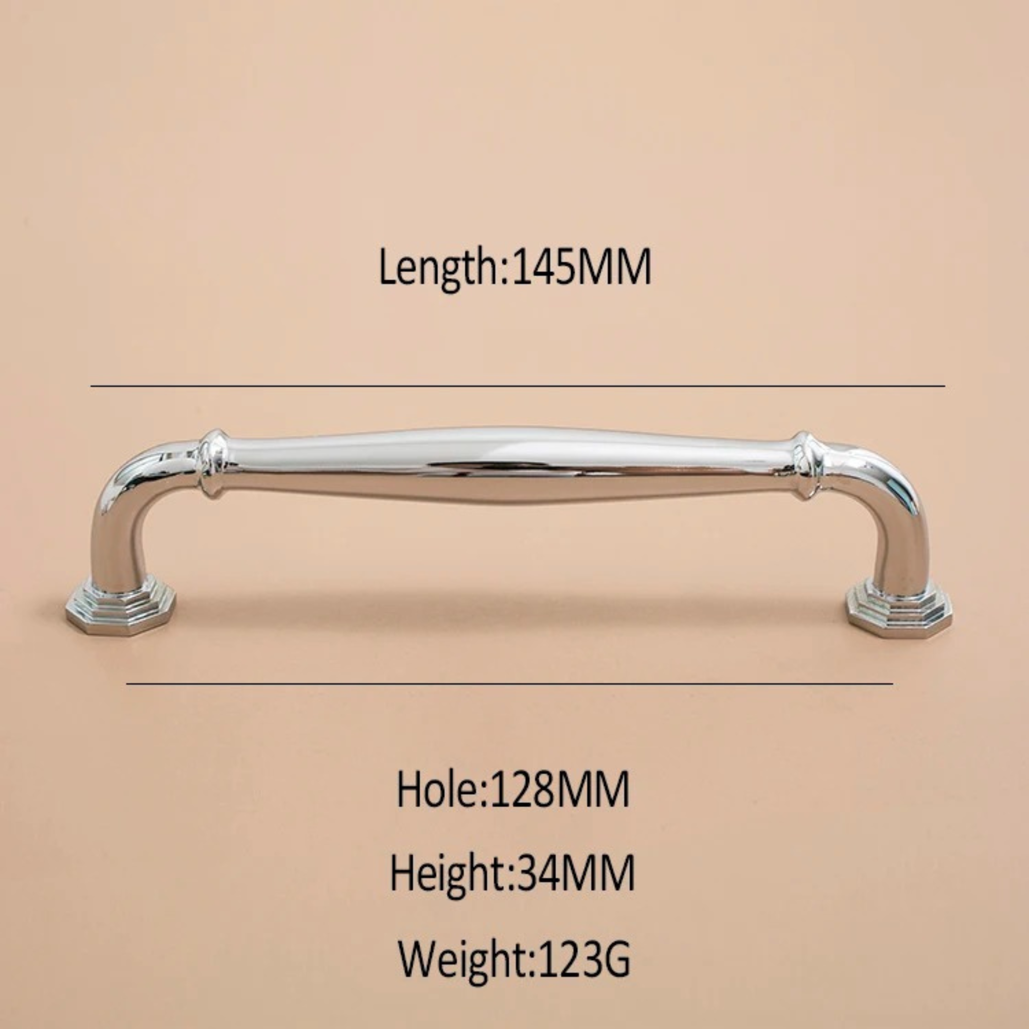 Polished Brass & Chrome Cabinet Pulls | Geometria