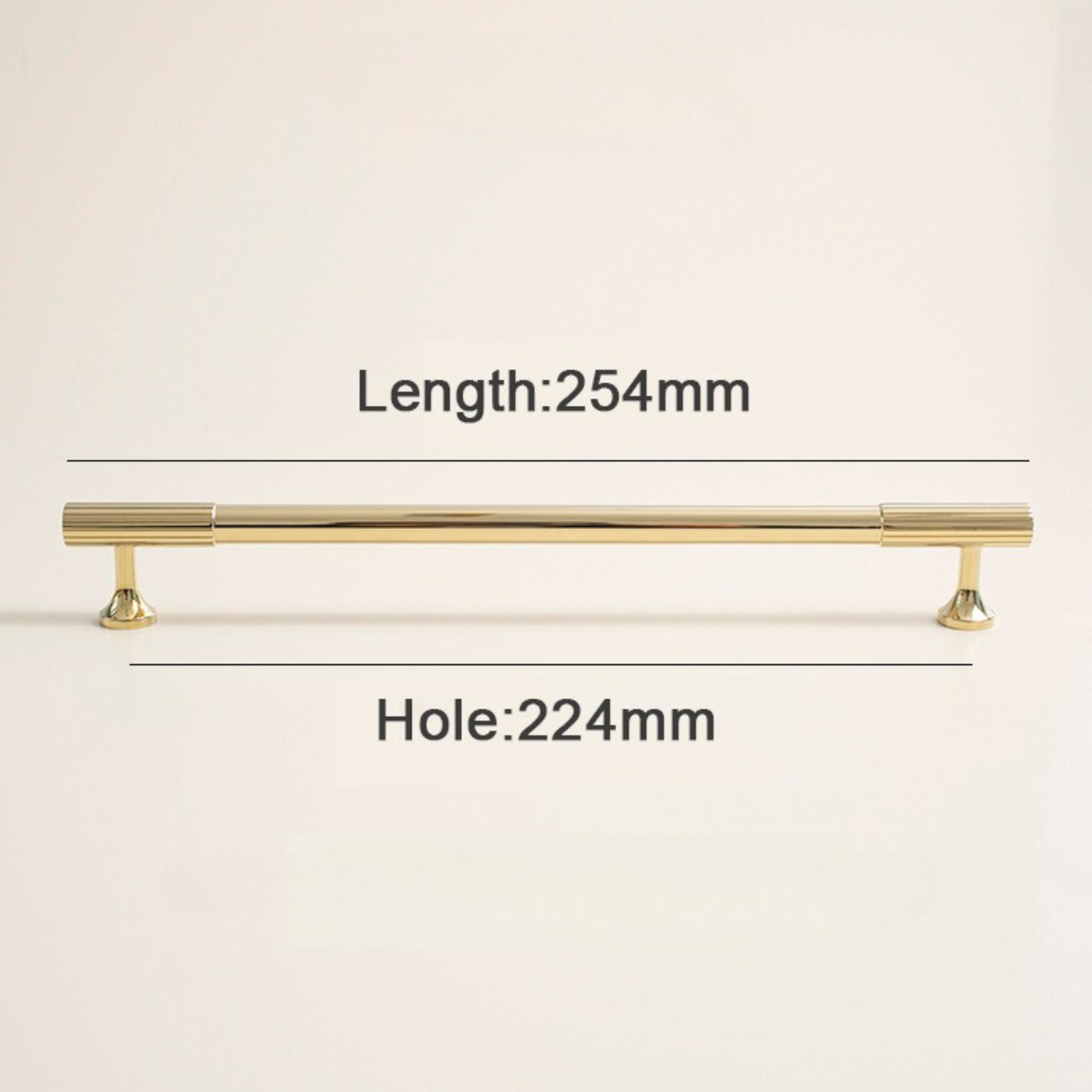 Polished Brass Pull Handles | Aurabella