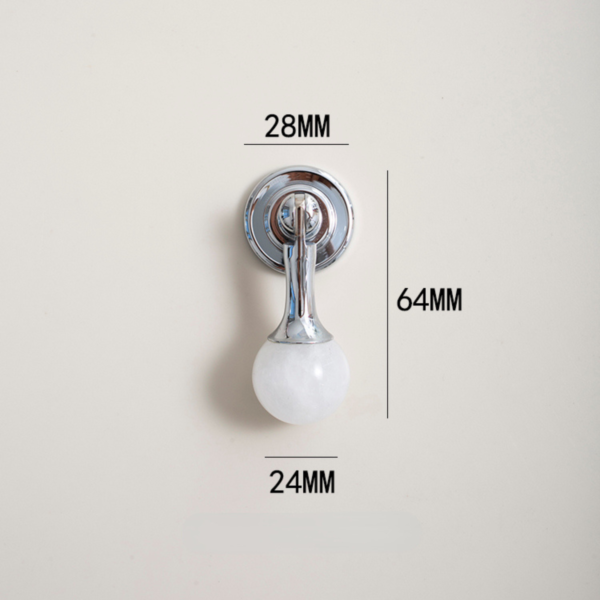 Polished Chrome & Stone Pulls | Auriola