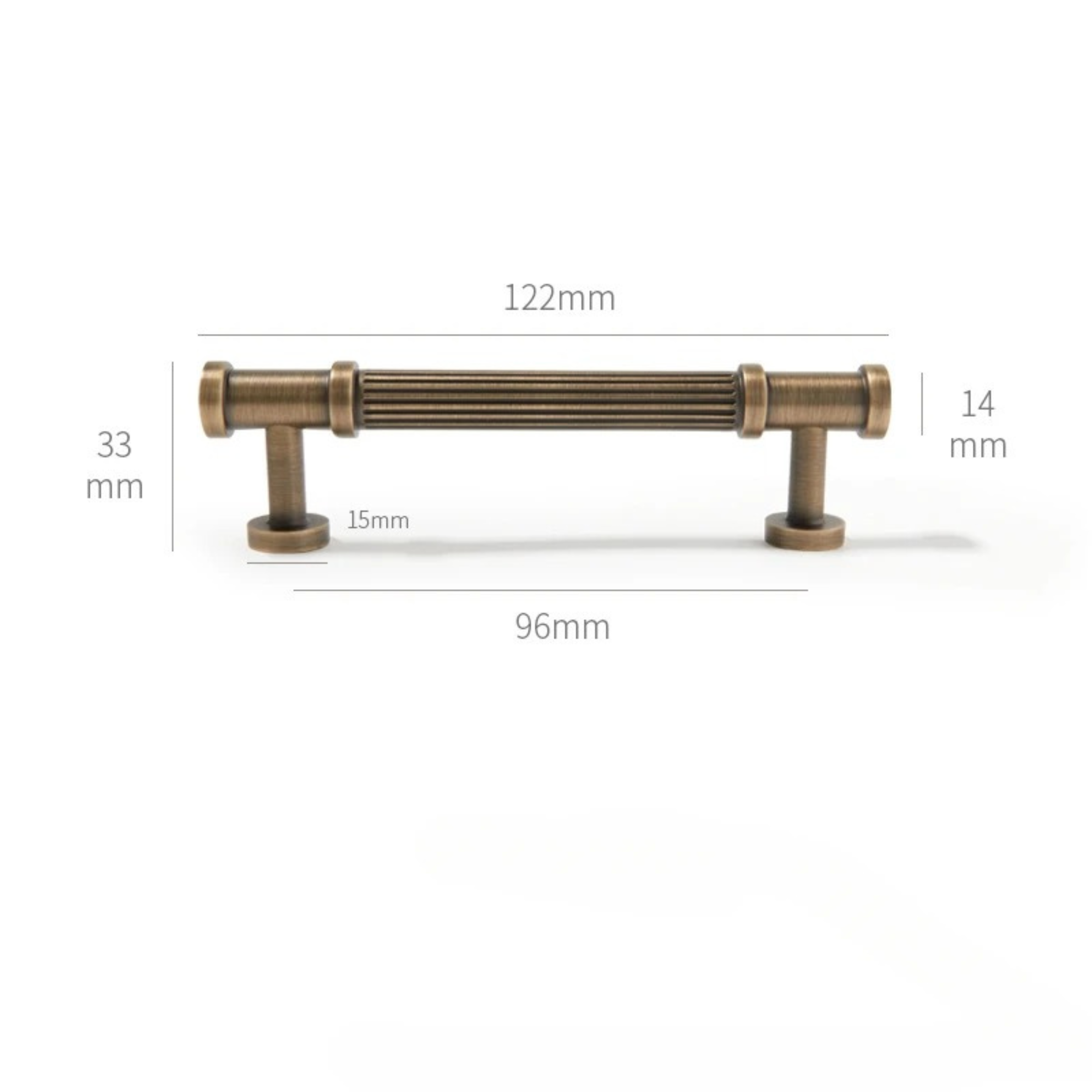 Lined Bronze Cabinet Pulls | Aenea