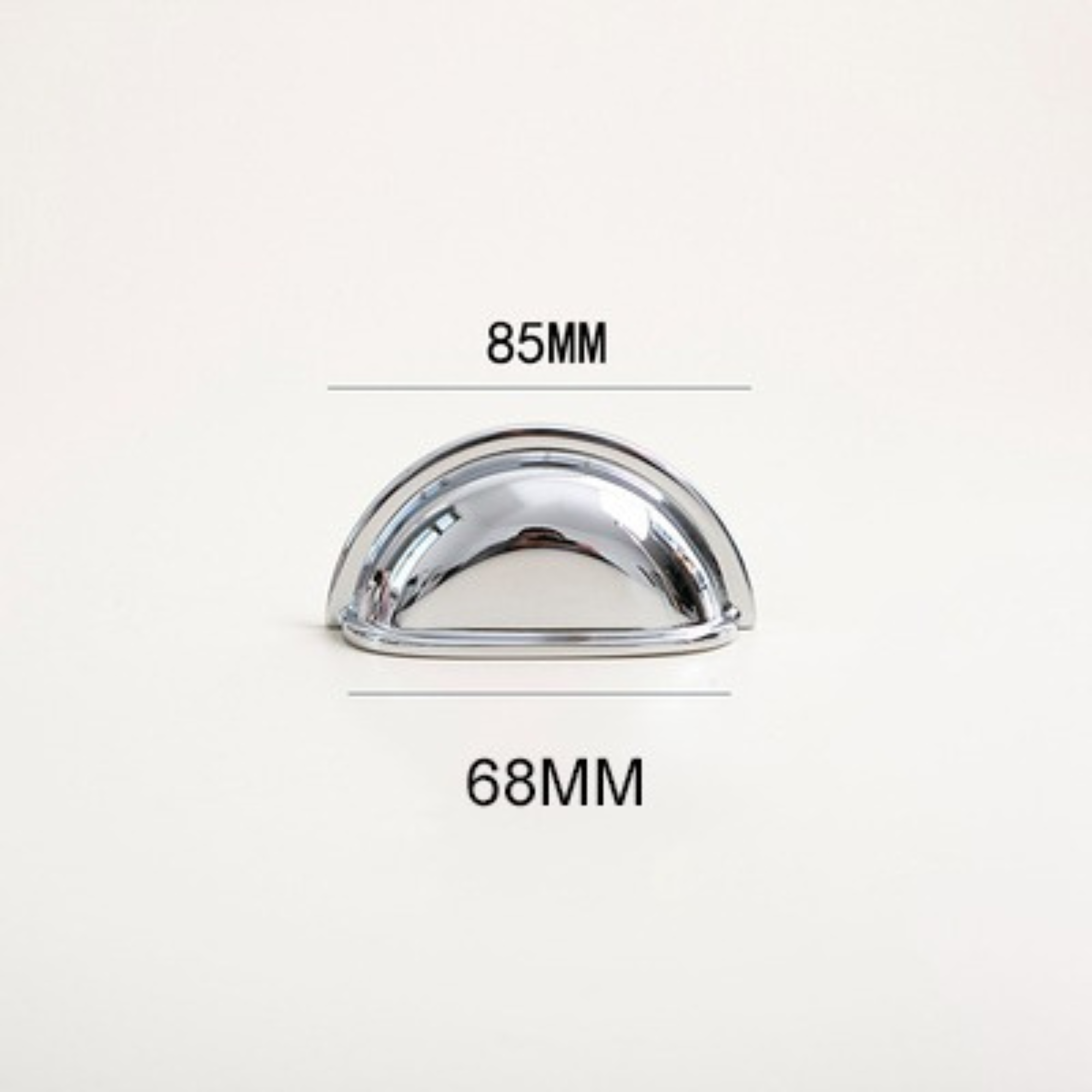 Minimalist Polished Chrome Handles | Caelum