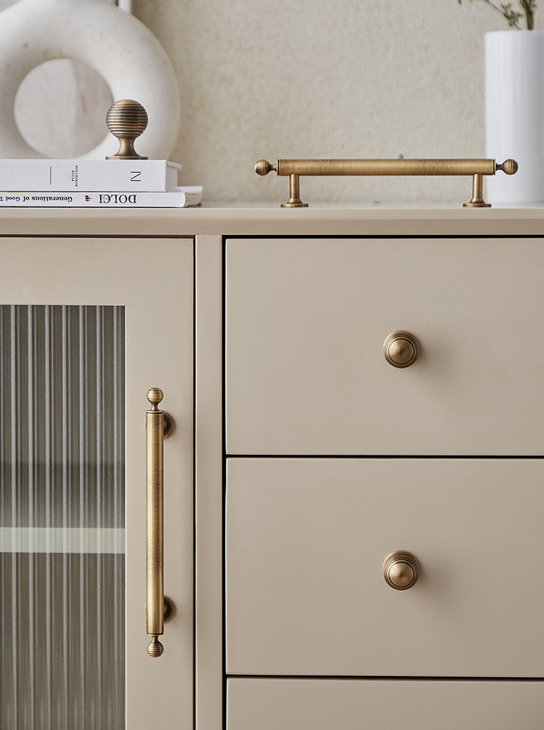 Antique Brass Cabinet Pulls | Beehive | Aurea Caelum