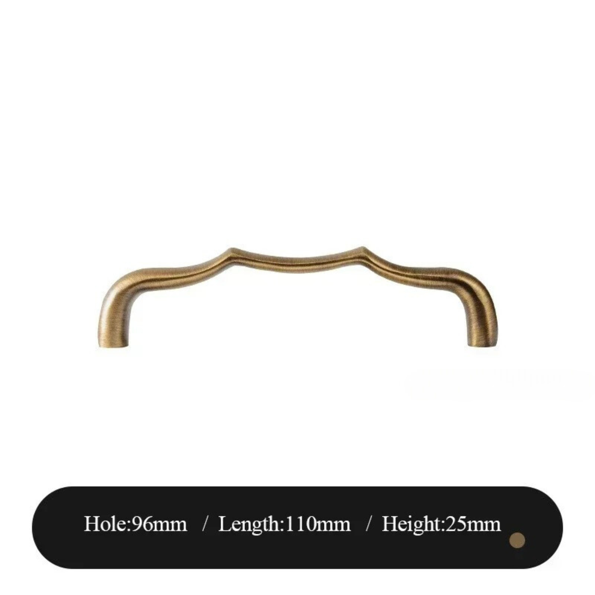 Wavey Brass Handles | Aequor