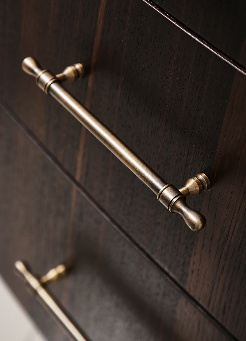 Antique Brushed Brass Cabinet Handles | Antiquitas