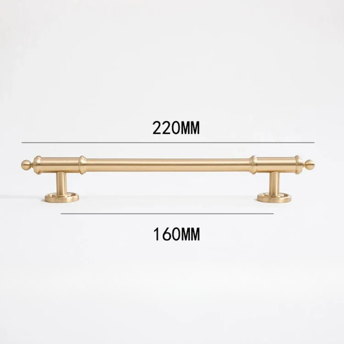 Brushed Brass Pulls | Percolo