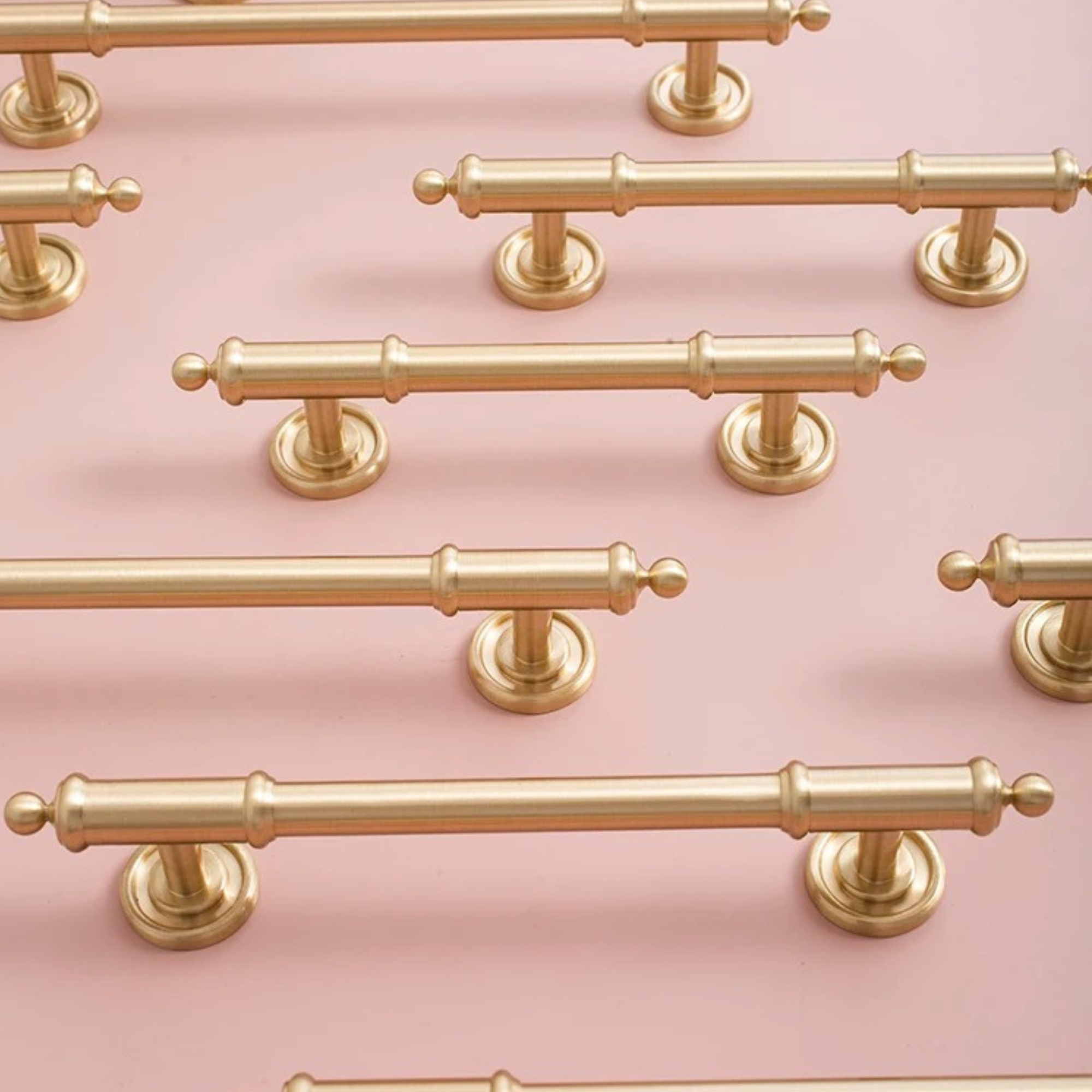 Brushed Brass Pulls | Percolo