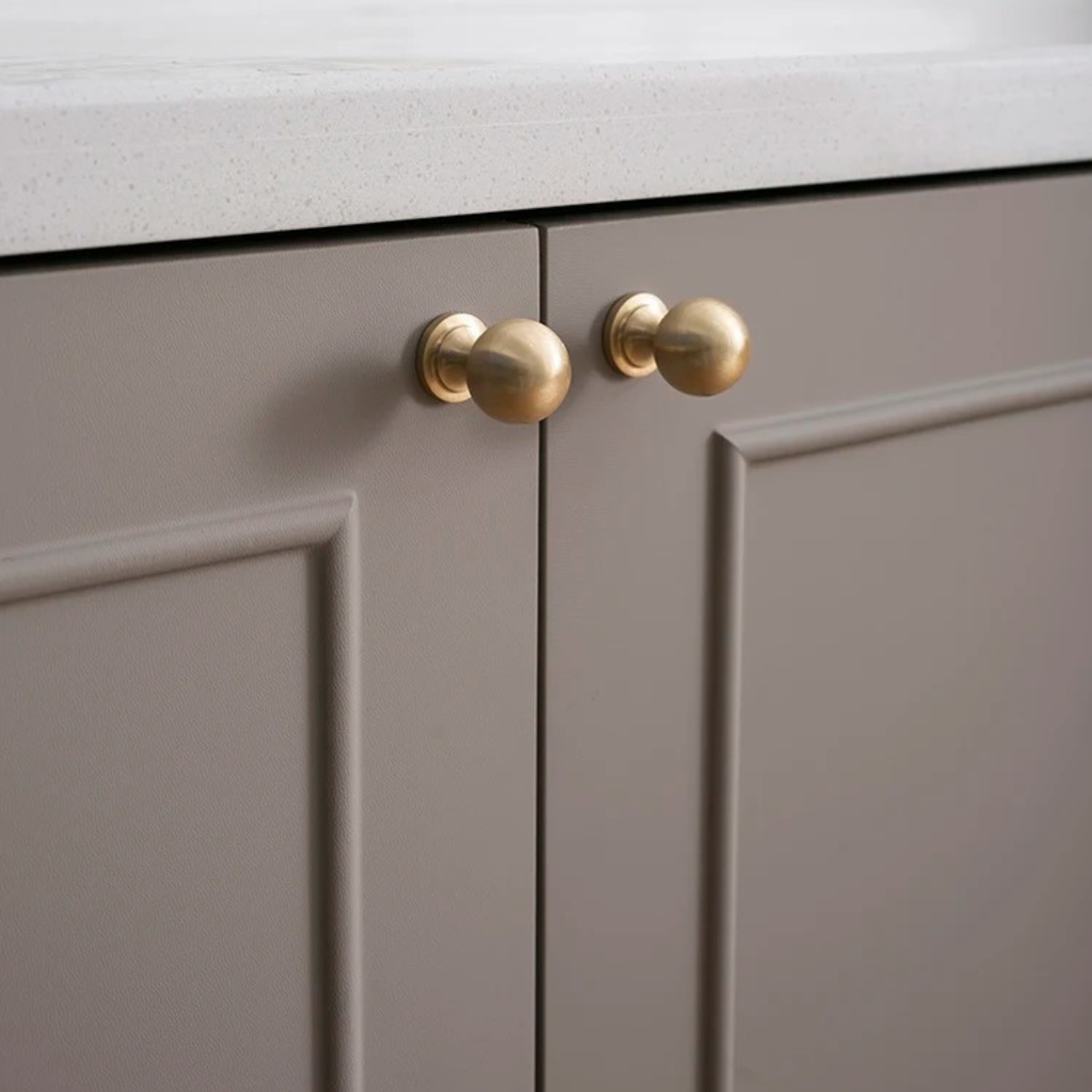 Brushed Brass Pulls | Percolo