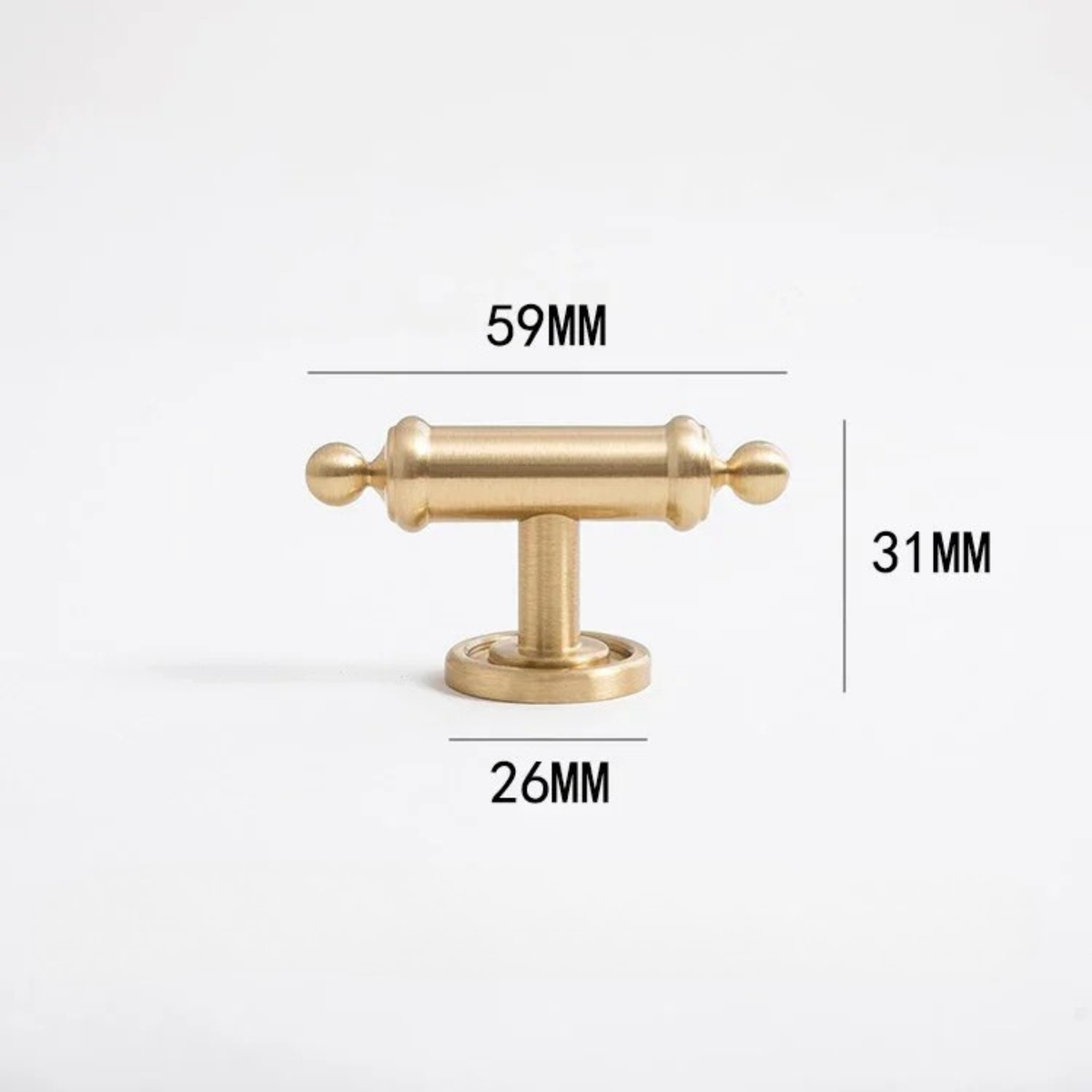 Brushed Brass Pulls | Percolo