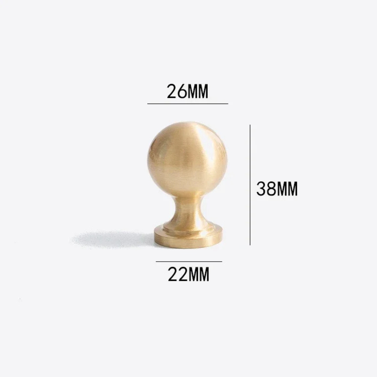 Brushed Brass Pulls | Percolo
